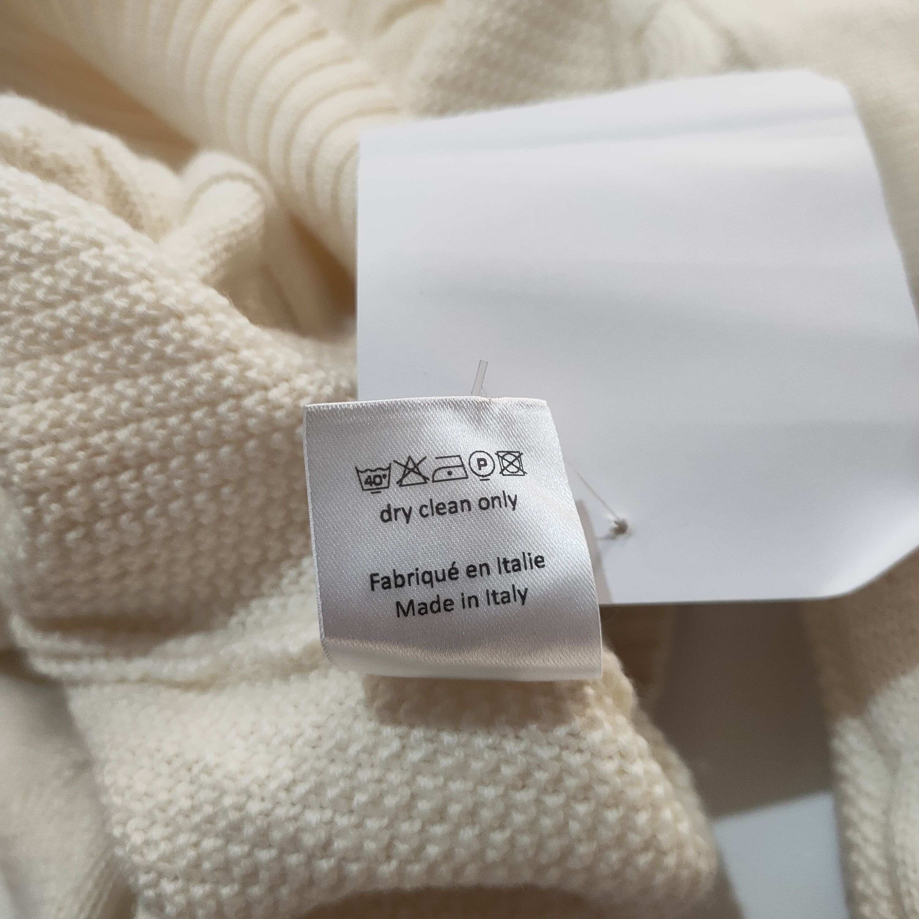 Y/Project NEW Y/PROJECT Oversized Wool Blend Sweater in Cream Size US M / EU 48-50 / 2 - 16 Thumbnail