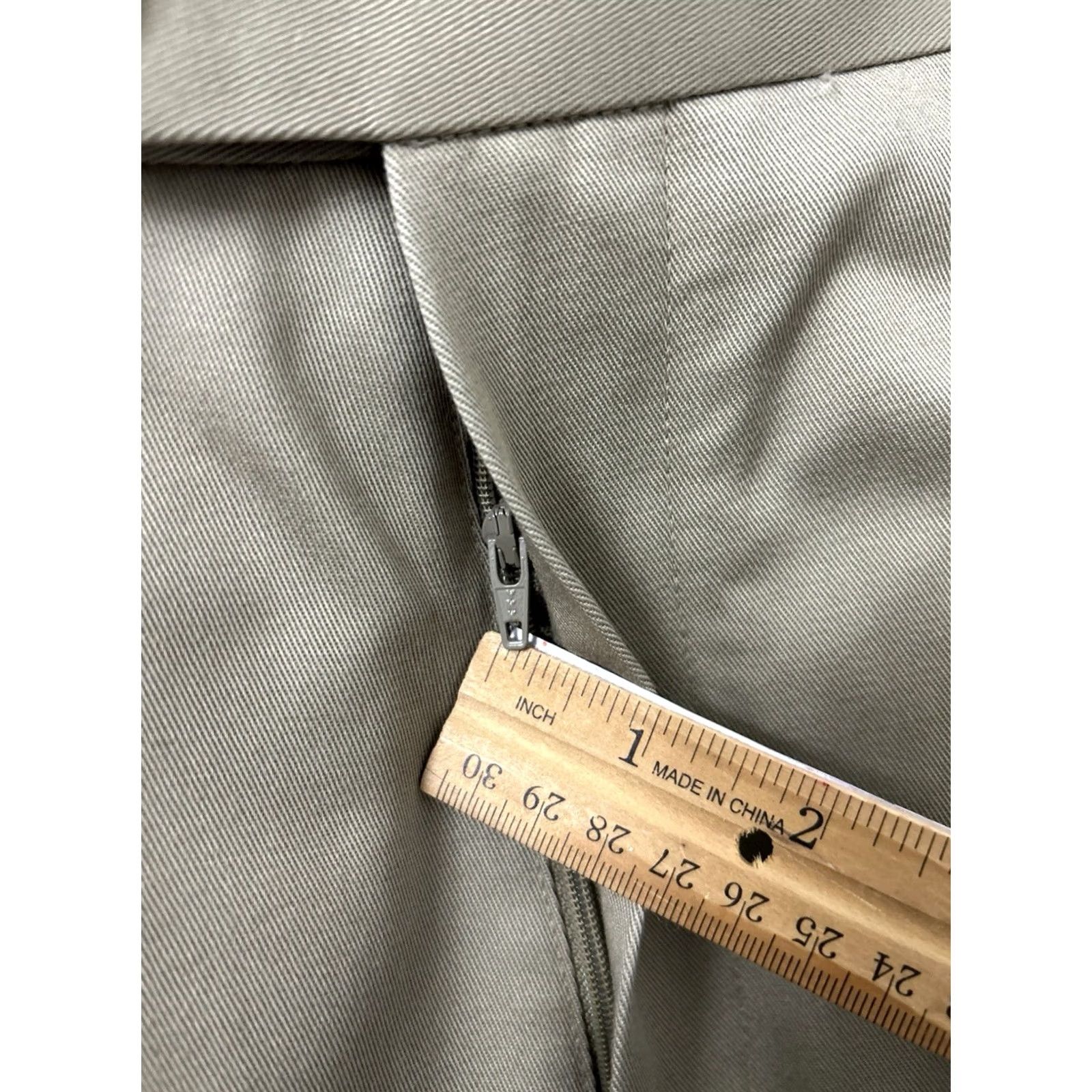 Dockers DOCKERS Premium Pants Mens 38x29 Khaki Tan D4 Relaxed Flat Front 5-Pocket Never-Iron Beig e Size US 38 / EU 54 - 5 Thumbnail