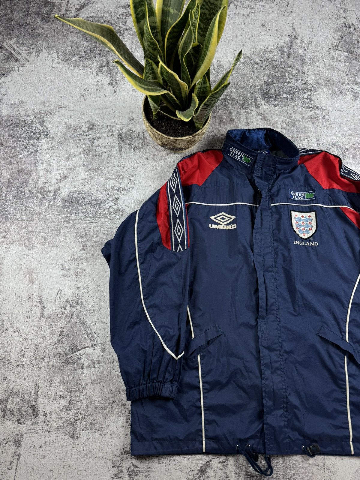 UMBRO - 激レア umbro 1998 イングランド代表 GREEN FLAG ポロシャツ 激レア umbro 1998 イングランド代表 GREEN FLAG ポロシャツ