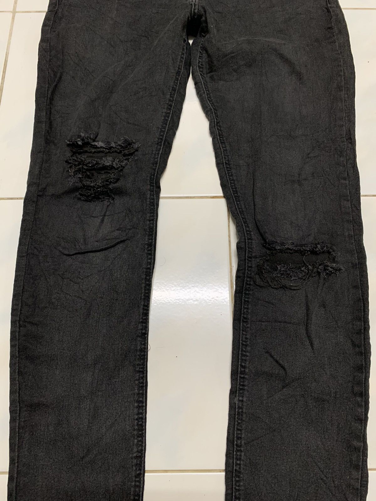 Bershka × Japanese Brand bershka X japanese brands X distressed denim Size US 30 / EU 46 - 13 Thumbnail