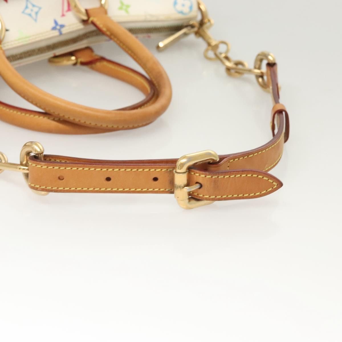 Louis Vuitton LOUIS VUITTON Monogram Multicolor Rita Bag White M40125 Size ONE SIZE - 9 Thumbnail