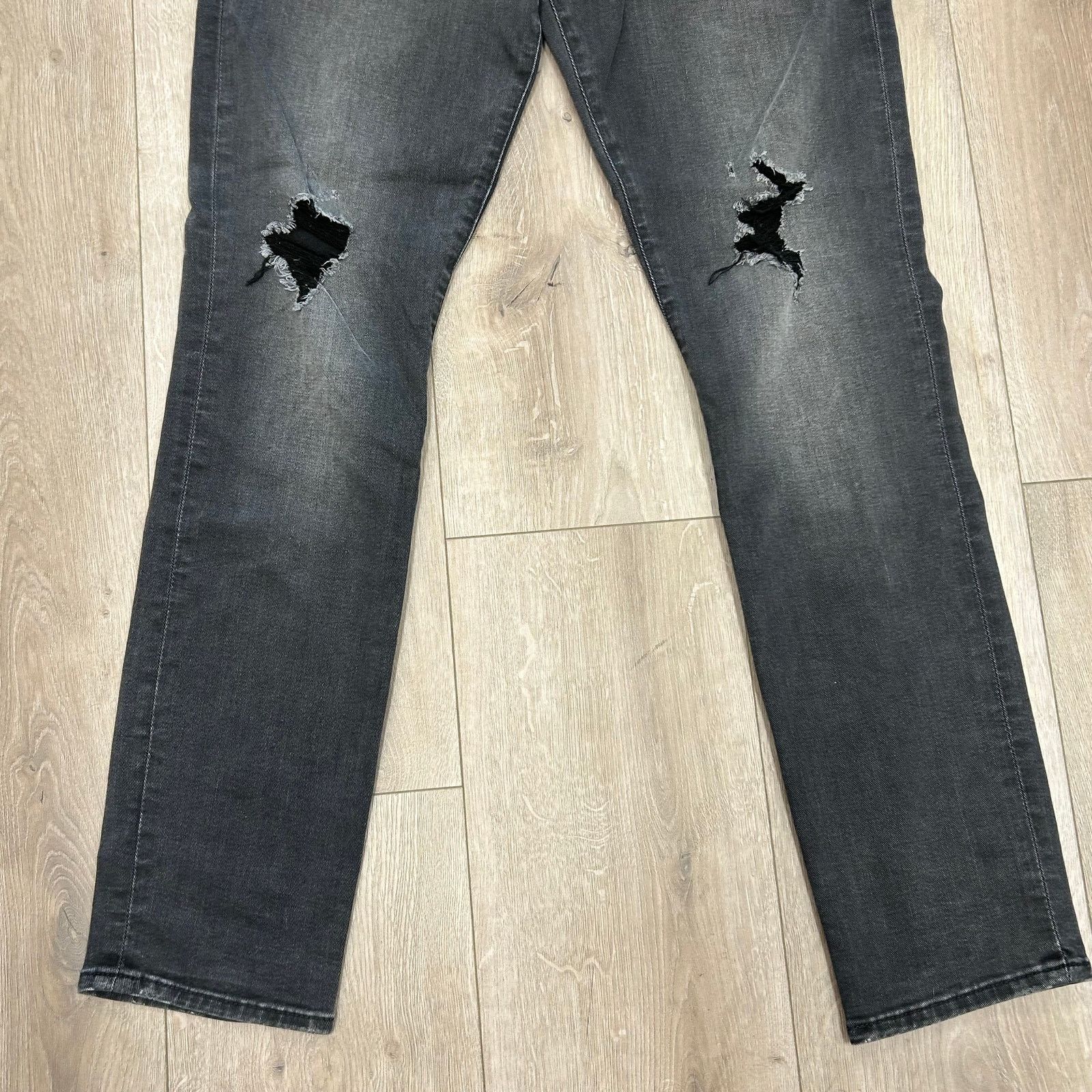 John Elliott John Elliot Gap GQ Black Skinny Jeans Pants Size 34x32 B20 Size US 34 / EU 50 - 3 Thumbnail