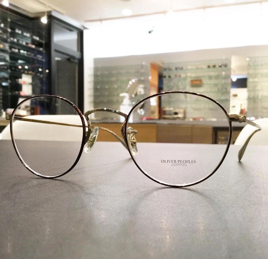 Oliver Peoples 50mm~ Amber DKBK Foil ~ OLIVER PEOPLES COLERIDGE OPTICAL Size ONE SIZE - 4 Thumbnail