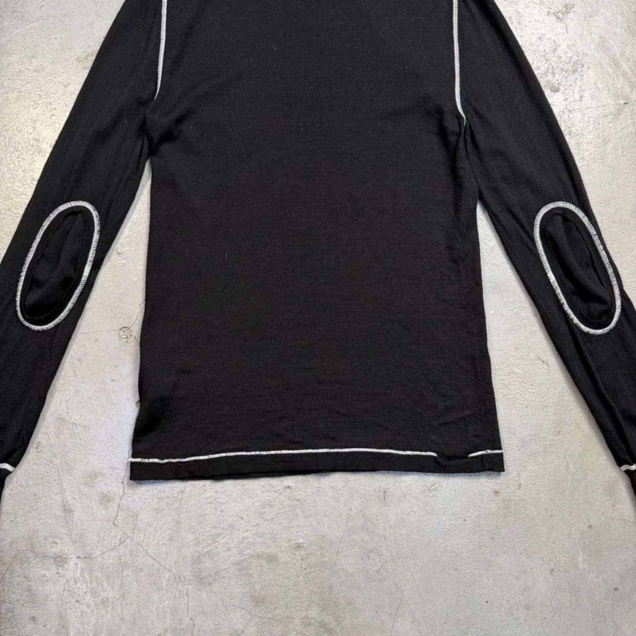 Maison Margiela MAISON MARGIELA Contrast Stitch Knit Sweater LongSleeve Size US M / EU 48-50 / 2 - 7 Thumbnail