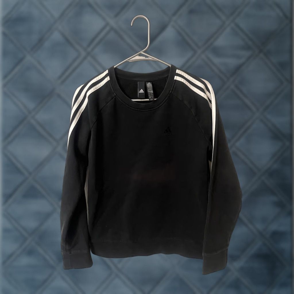 Adidas VINTAGE Adidas Sweatshirt Women’s Size Small 8-10 Black Size S / US 4 / IT 40 - 1 Thumbnail