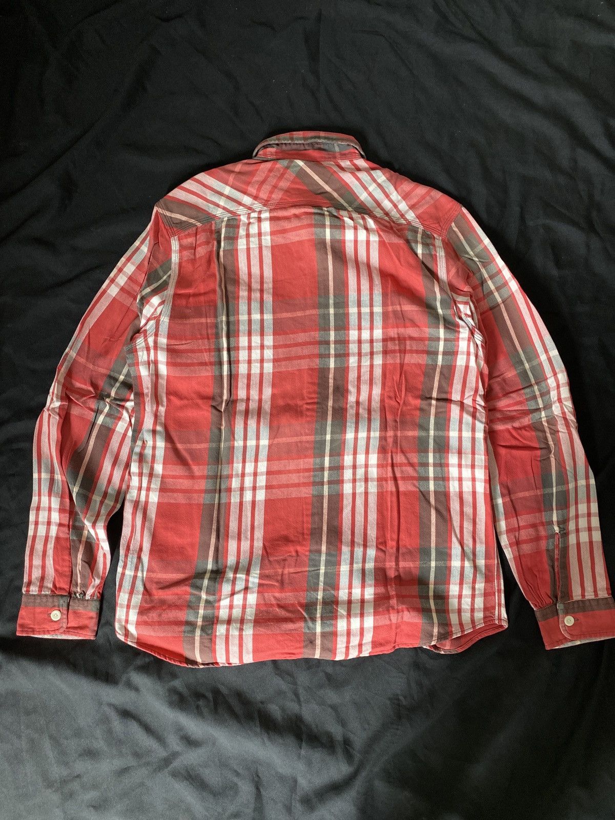 RRL Ralph Lauren RRL Thick Plaid Shirt Size US L / EU 52-54 / 3 - 5 Thumbnail