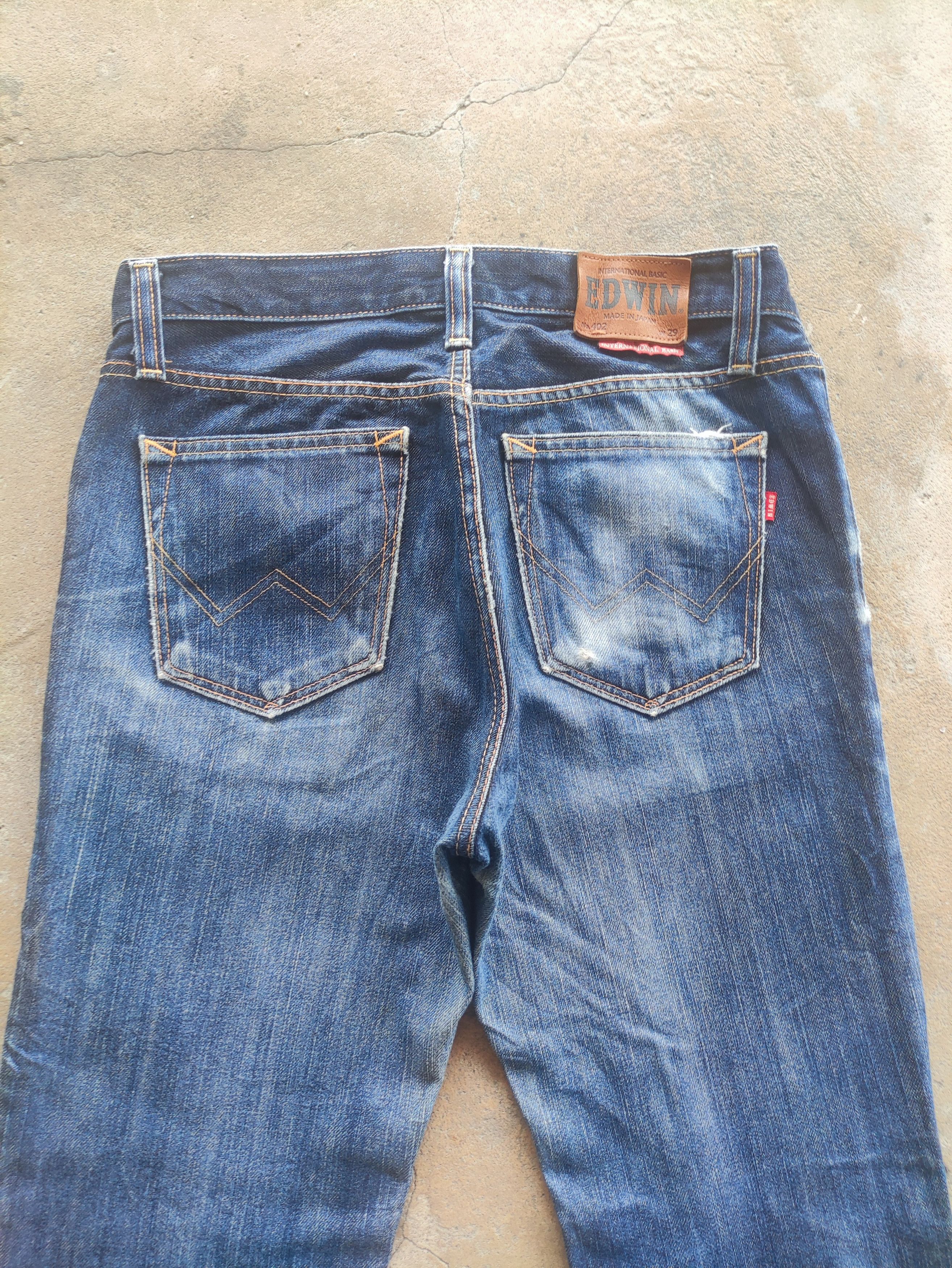 Edwin × Jean × Vintage W32💥 Vintage Edwin 402 Made In Japan Distressed Faded Pants Size US 32 / EU 48 - 11 Thumbnail