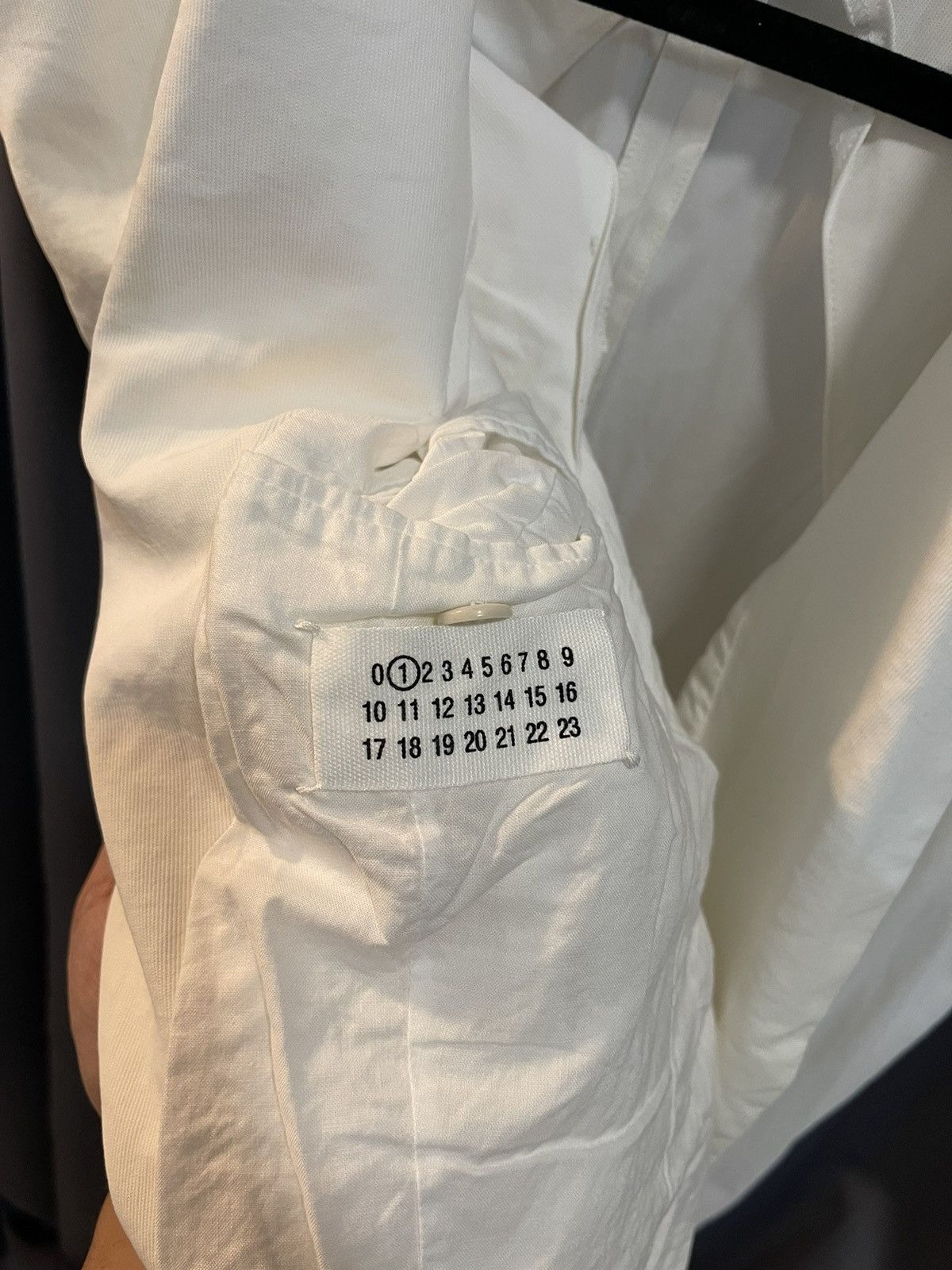 Maison Margiela Maison Martin Margiela Sculpted Jacket in White Size M / US 6-8 / IT 42-44 - 6 Thumbnail