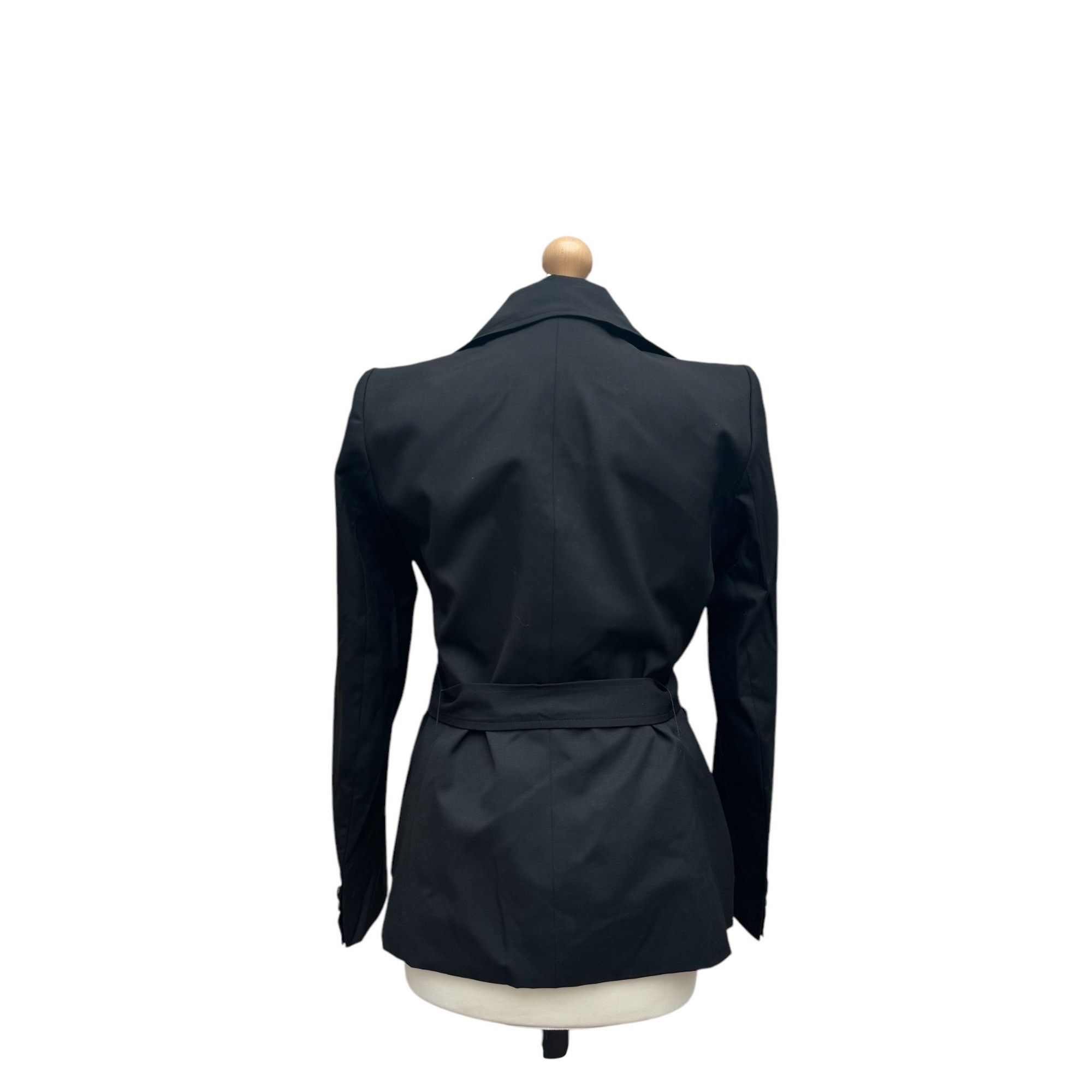 Yves Saint Laurent Black Saharian Wool Suit Size XS / US 0-2 / IT 36-38 - 9 Thumbnail