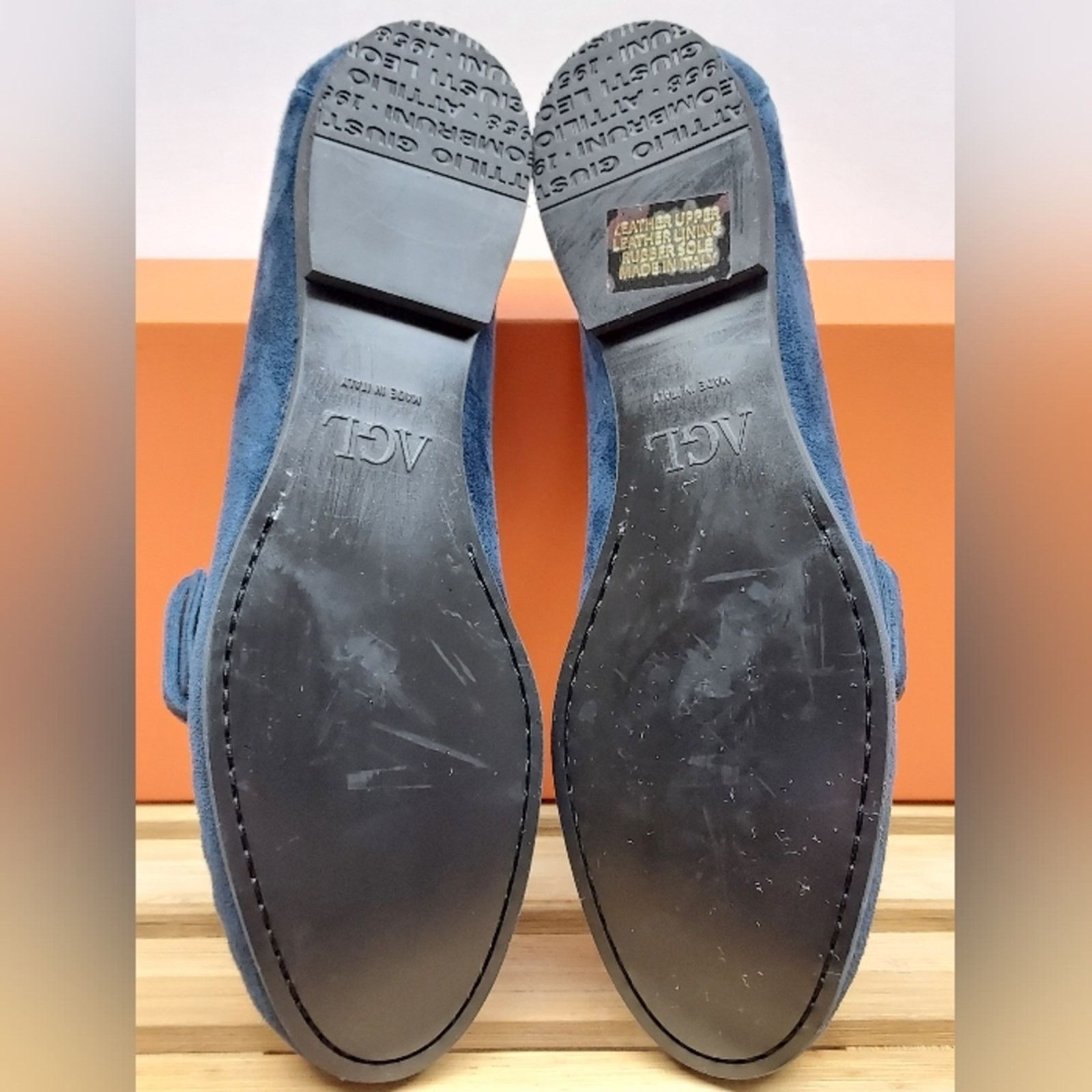 AGL AGL Womens Sapphire Suede Flat Shoes Size6.5 Size US 6.5 / IT 36.5 - 3 Thumbnail