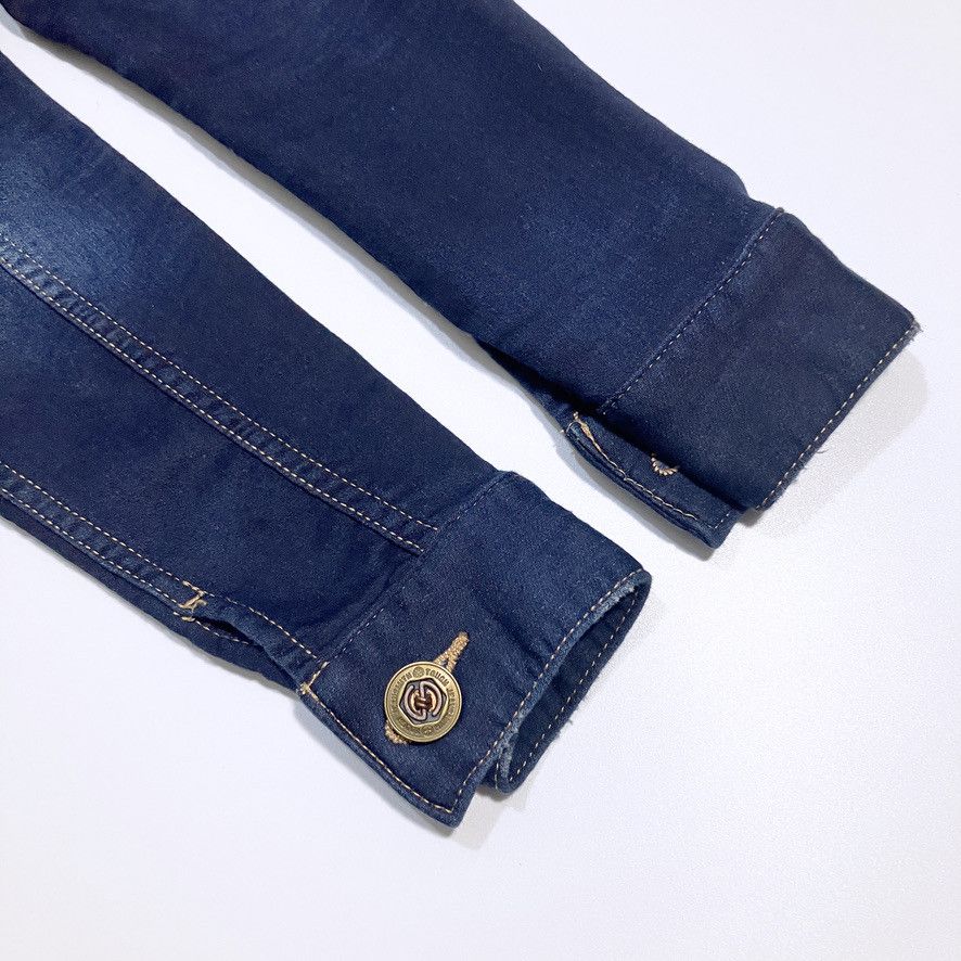 Japanese Brand Tough Jeansmith – Washed Blue Denim Embroidered Jacket Size S / US 4 / IT 40 - 6 Thumbnail