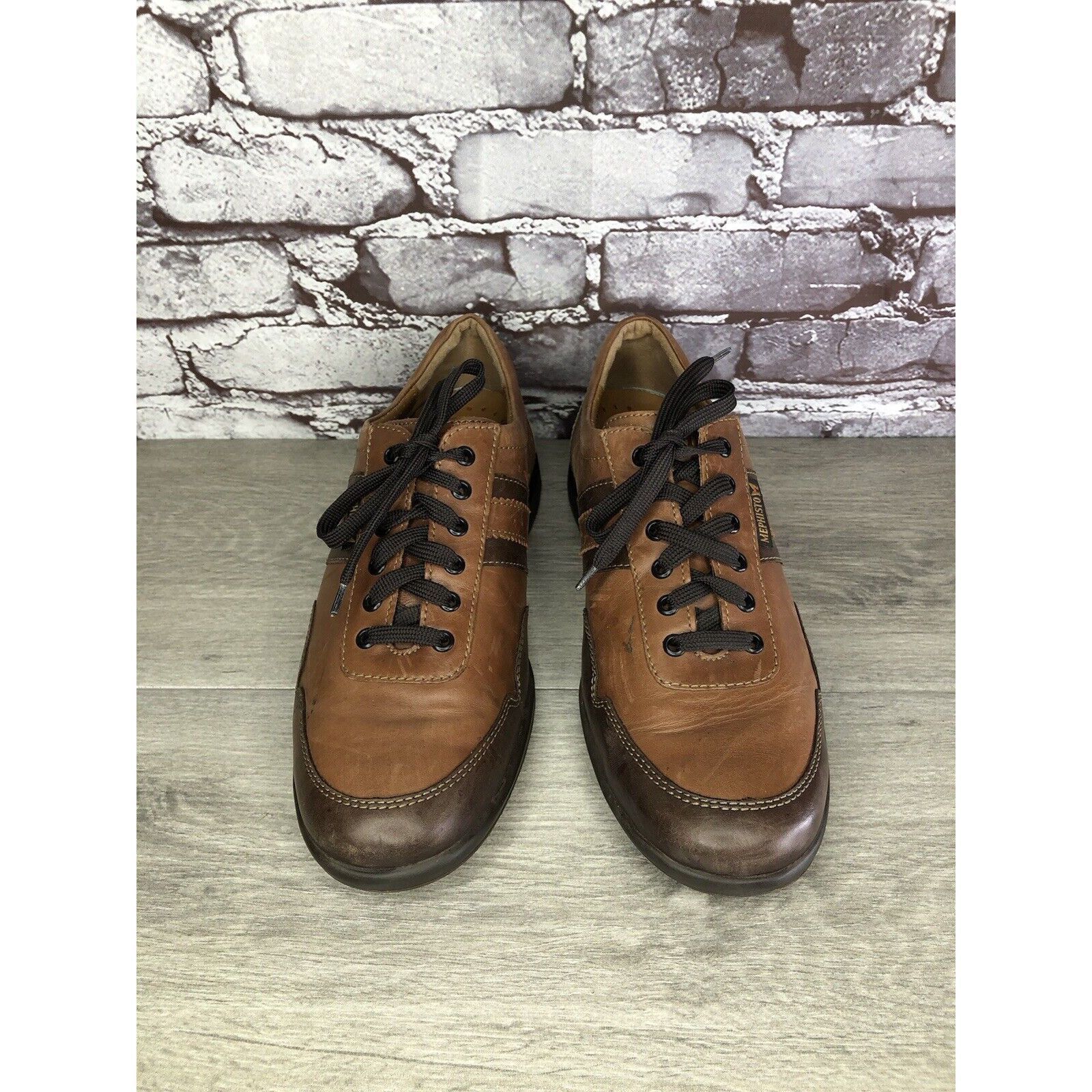 Mephisto Mephisto Air Jet Leather Brown Leather Driving Sneakers Shoe Size US 9 / EU 42 - 17 Thumbnail
