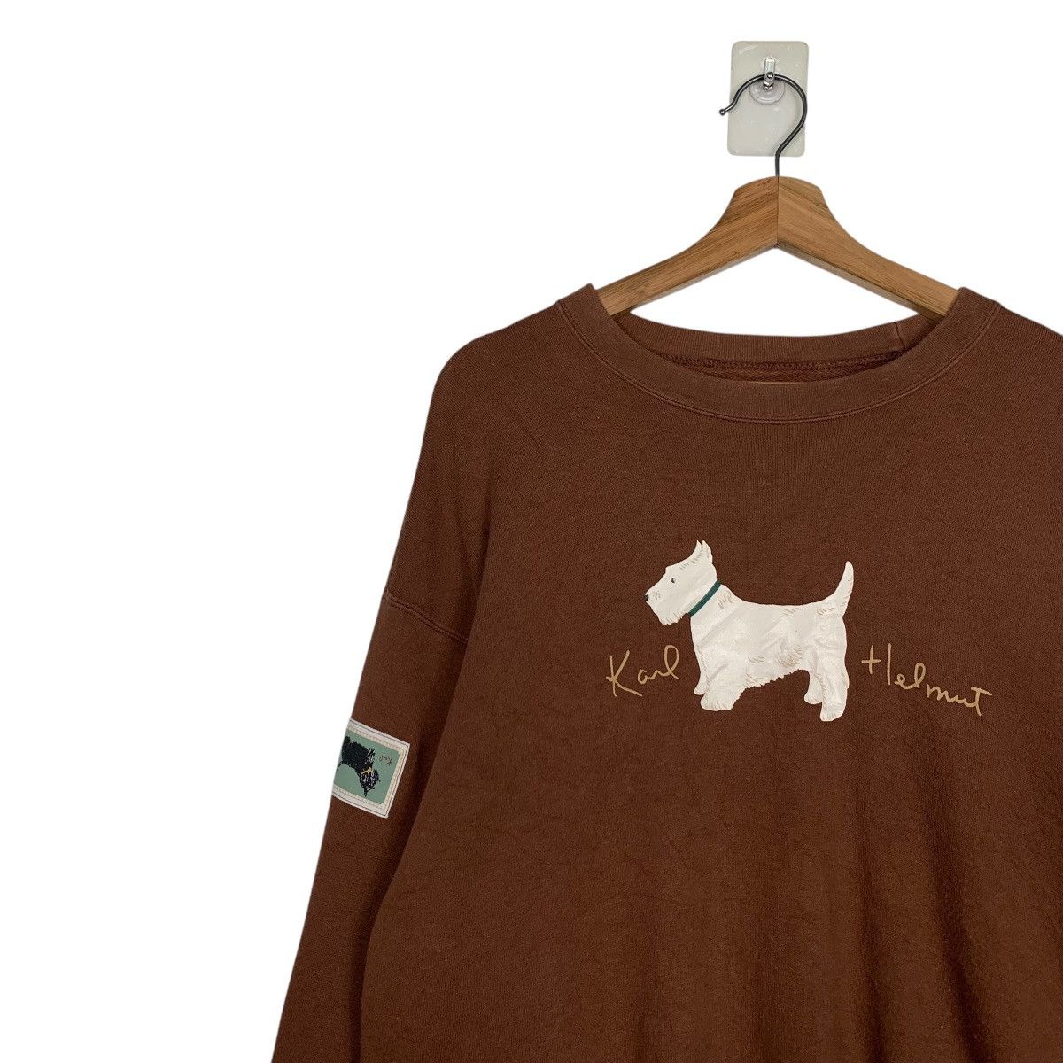 Karl Helmut KARL HELMUT Puppies Logo Crewneck Sweatshirts #1908-C83 Size US M / EU 48-50 / 2 - 6 Thumbnail