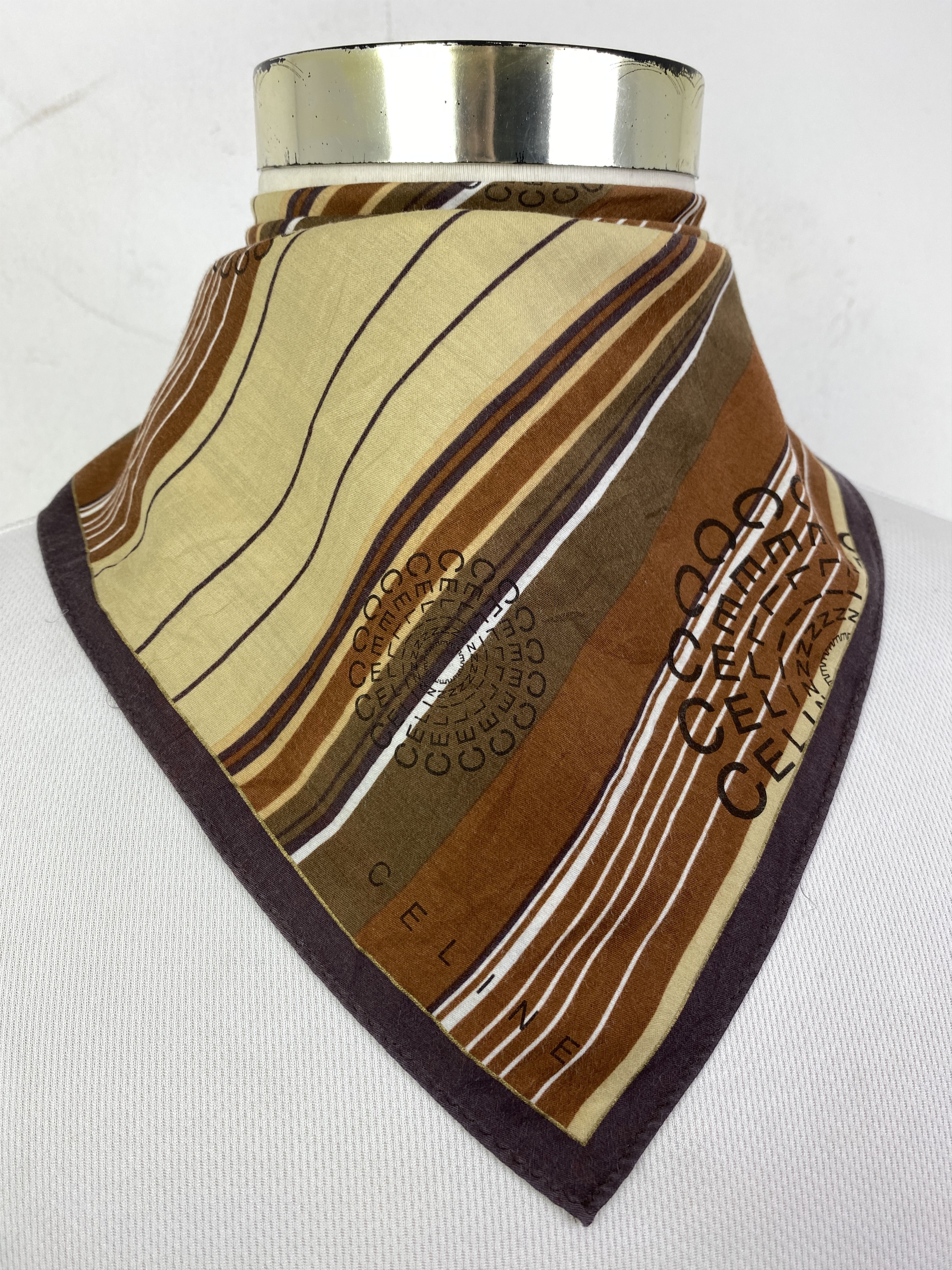 Celine Celine Handkerchief / neckerchief / Bandana HKC0954 Size ONE SIZE - 2 Thumbnail