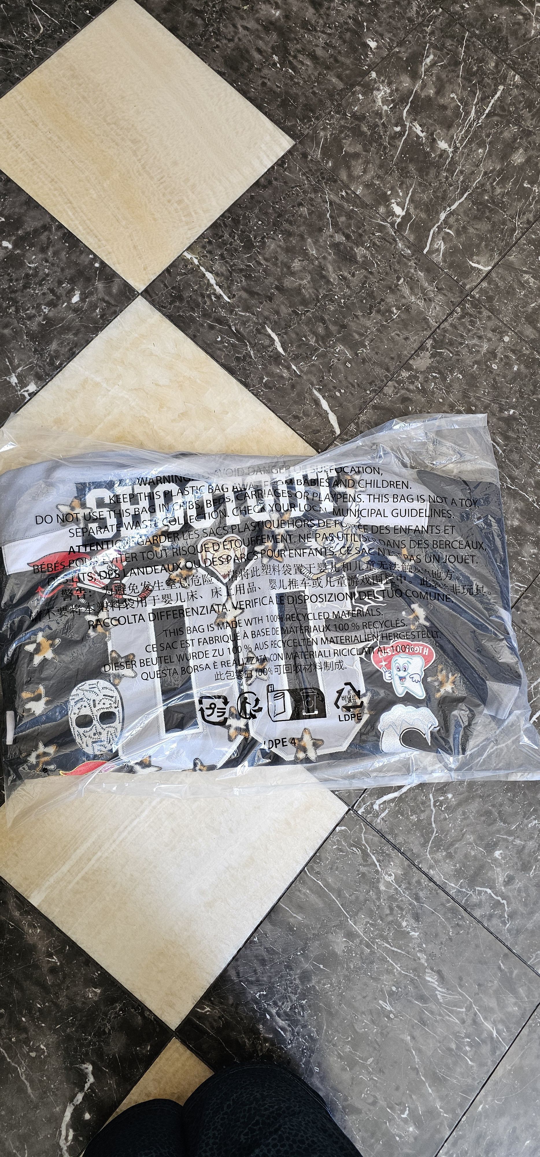 Supreme New Supreme Fire and Ice Patches Hockey Jersey - Black Size US M / EU 48-50 / 2 - 2 Thumbnail