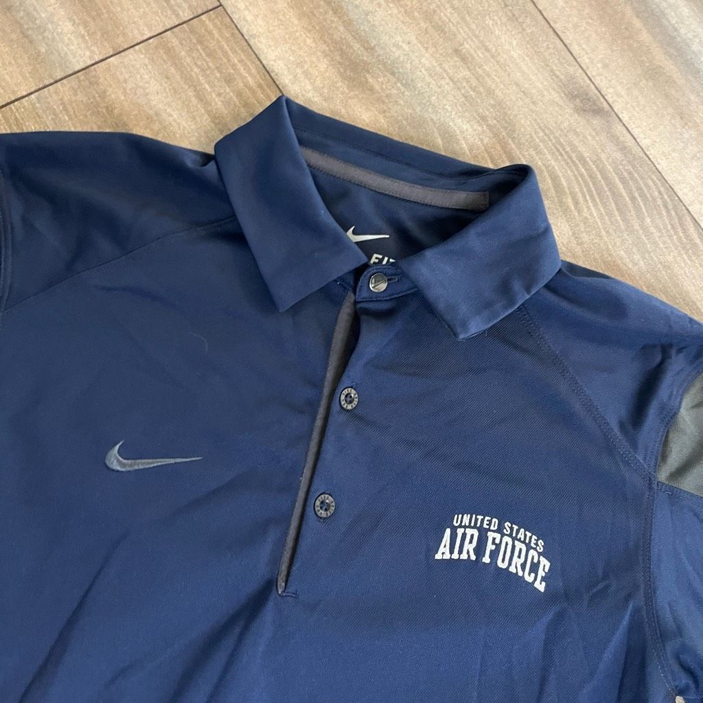 Nike Nike Dri-Fit Air Force Athletic Polo Men Small Bin M-28 Size US S / EU 44-46 / 1 - 2 Thumbnail