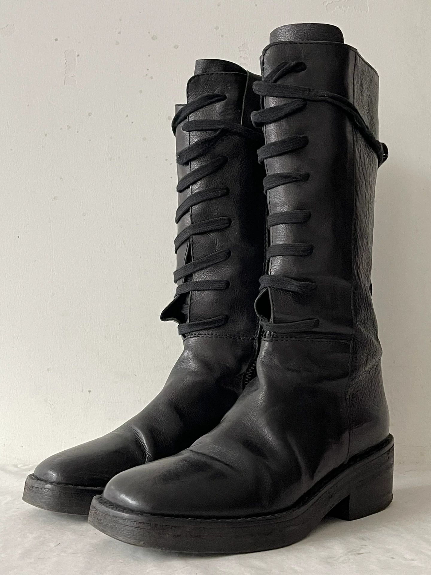 Ann Demeulemeester Military Style Boots