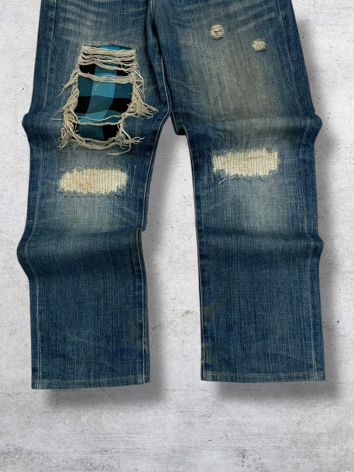 Hysteric Glamour NYLAUS JAPAN ICONIC GRUNGE RIPPED DISTRESSED 90S DESIGNER OG Size US 30 / EU 46 - 3 Thumbnail
