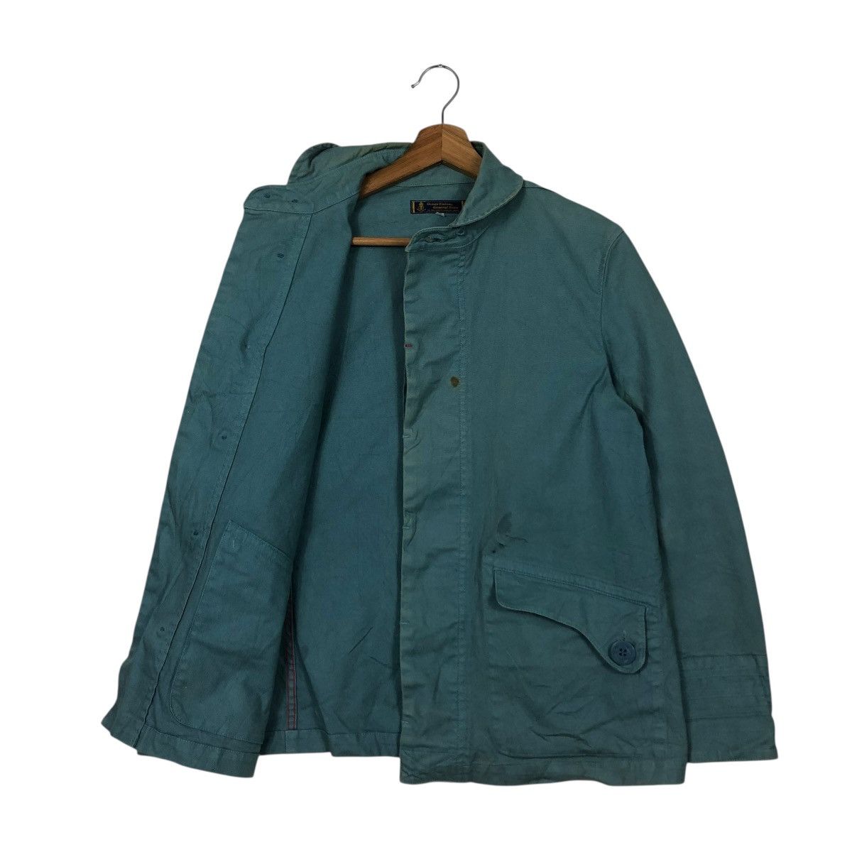 Vintage 🔥VINTAGE CHORE WORK MILITARY SHAWL COLLAR OCEAN UNION Size US S / EU 44-46 / 1 - 13 Thumbnail