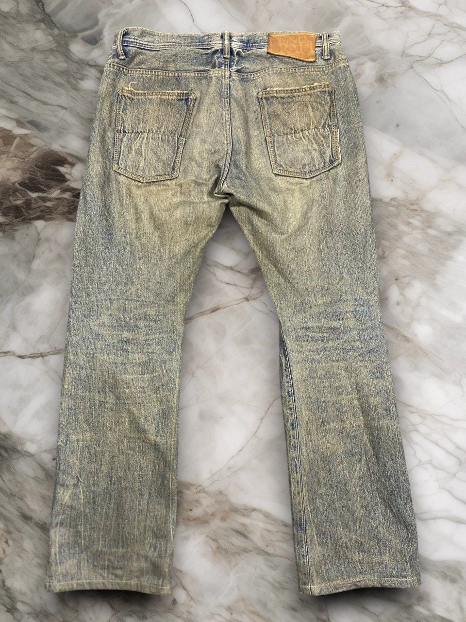 Japanese Brand denim craft japan rusty bootcut distressed denim Size US 38 / EU 54 - 2 Thumbnail