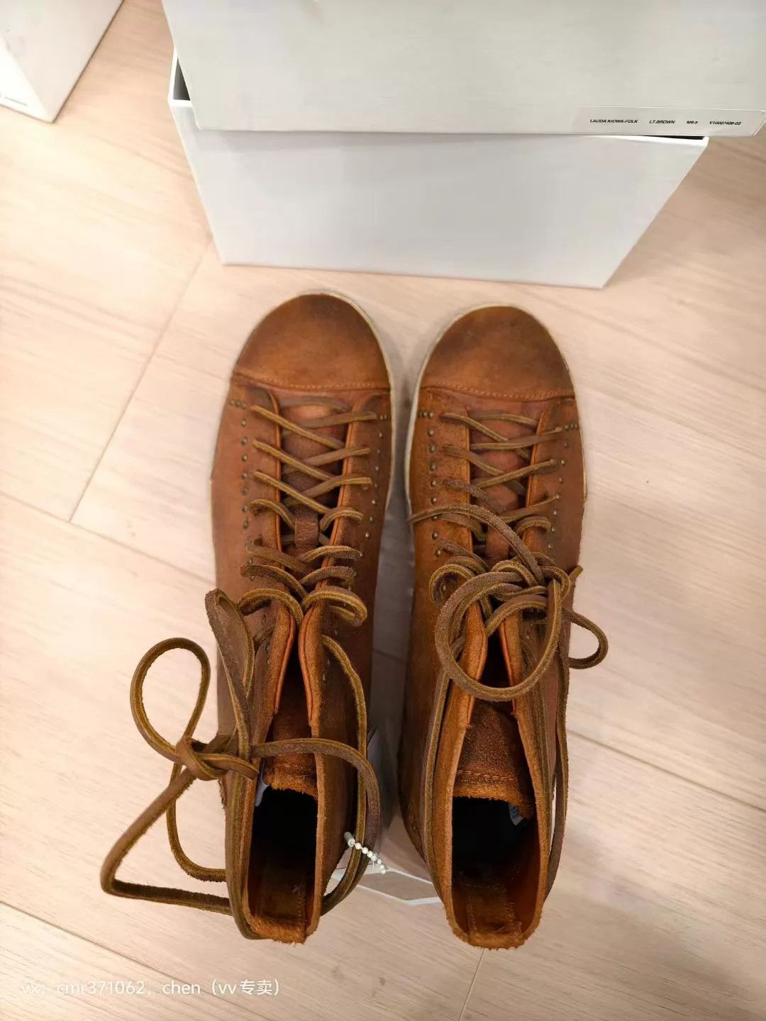 Visvim visvim lauda kiowa folk dk brown 9 new Horween Cork Size US 8 / EU 41 - 6 Thumbnail