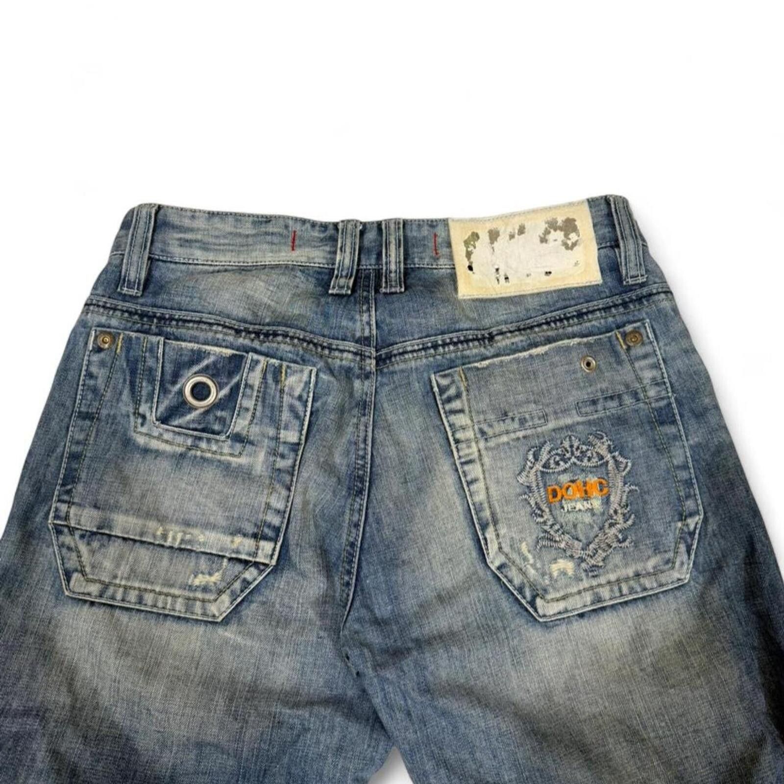 True Religion DOHC blue denim jeans with a unique design Size US 31 - 3 Thumbnail