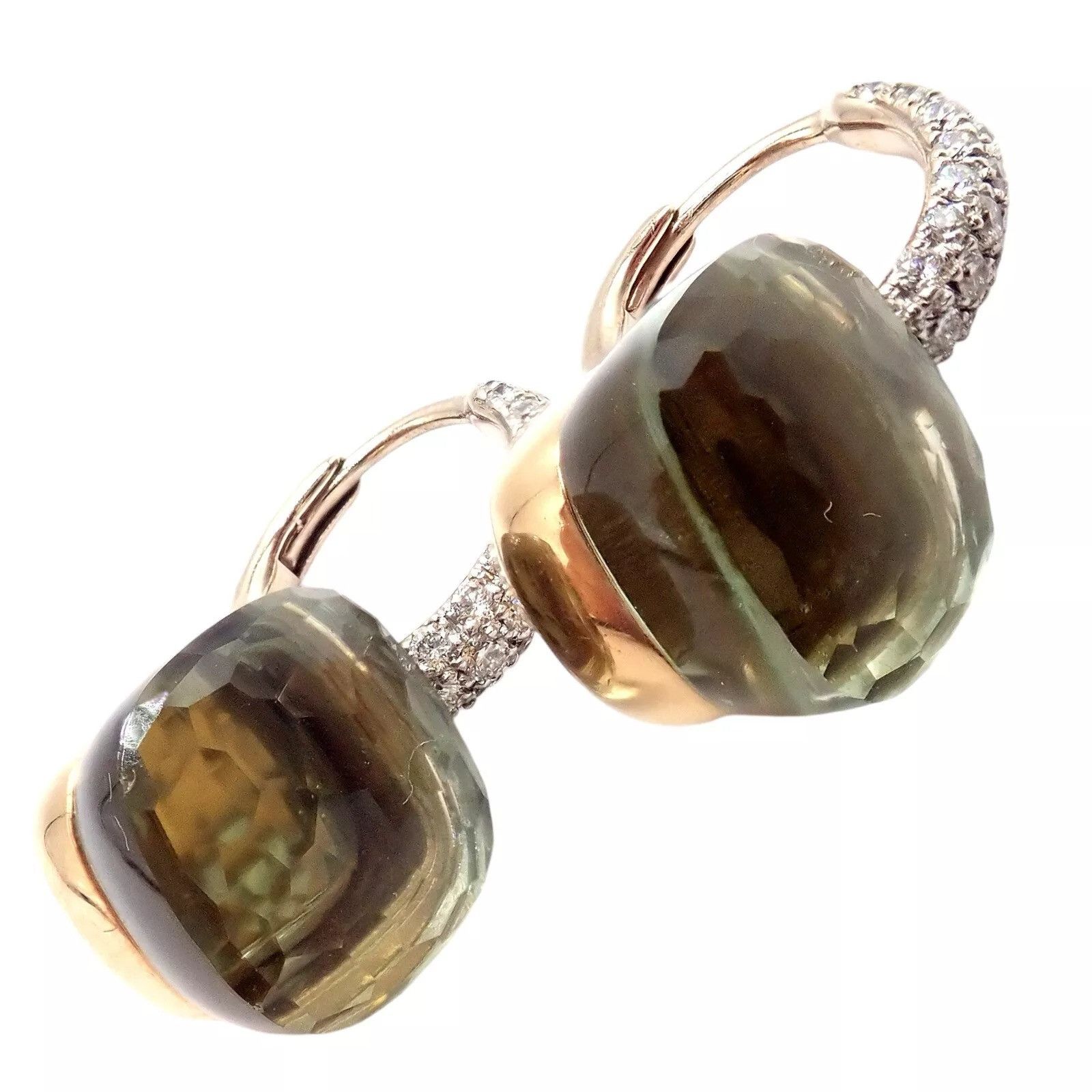 Pomellato Pomellato Nudo 18k Diamond Prasiolite Earrings Size ONE SIZE - 9 Thumbnail