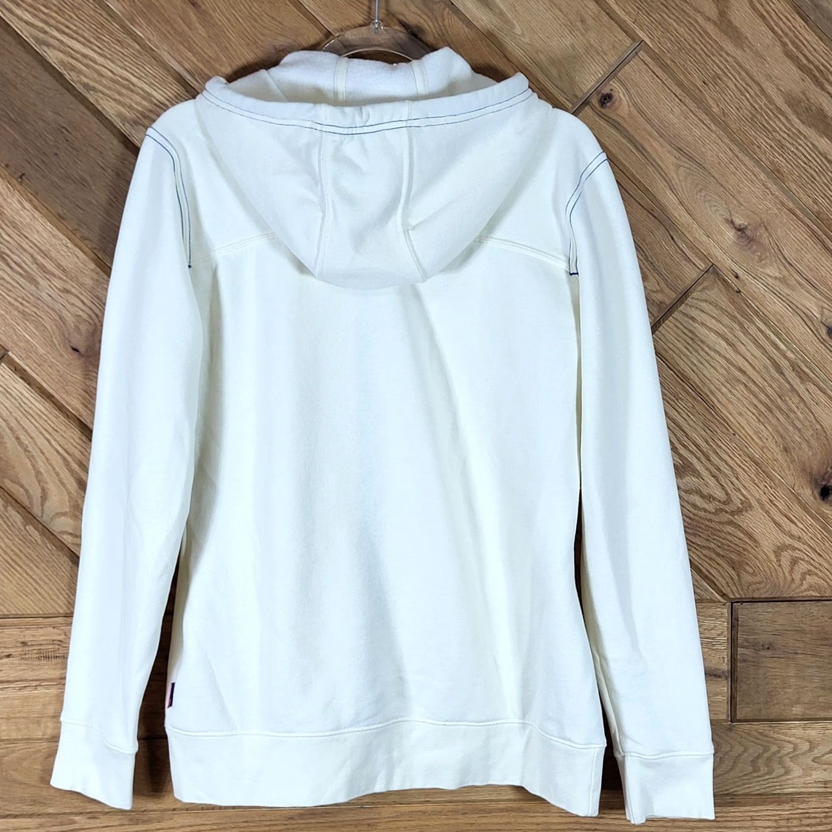 Mountain Hardwear Mountain Hardwear Full Zip Hoodie Womens Large Graphic Cream Size L / US 10 / IT 46 - 3 Thumbnail