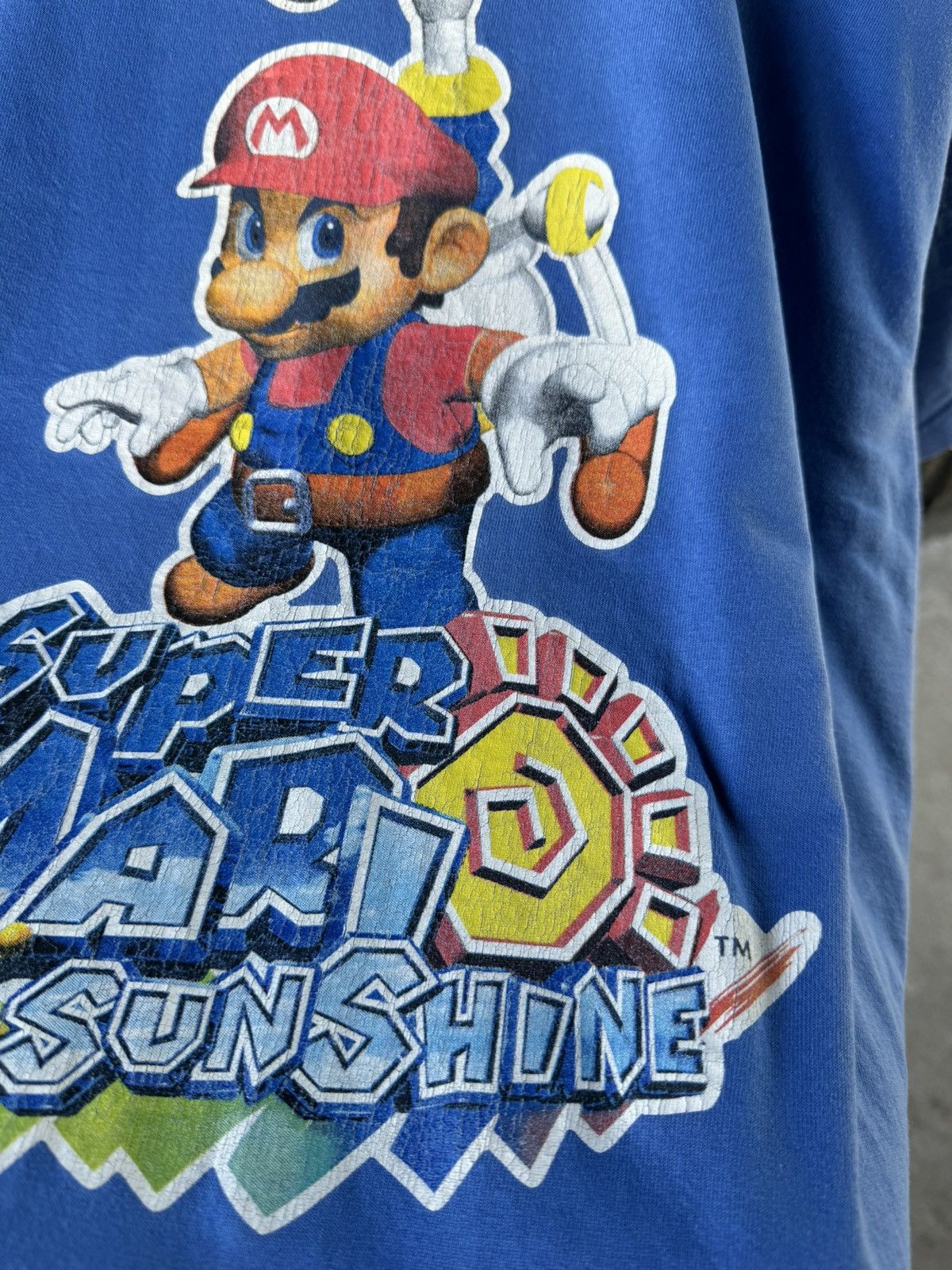 Nintendo 2002 Super Mario Sunshine Vintage T Shirt Nintendo Tee Size US M / EU 48-50 / 2 - 7 Thumbnail