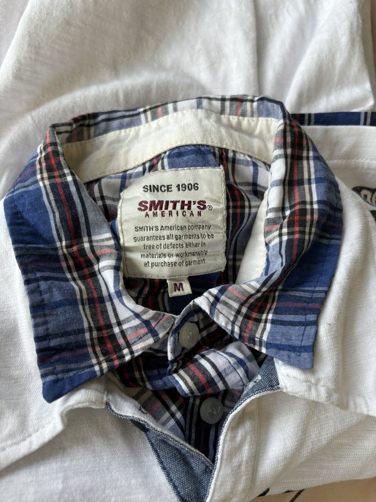 Smith's American Double Collar Tshirt Size US M / EU 48-50 / 2 - 9 Thumbnail