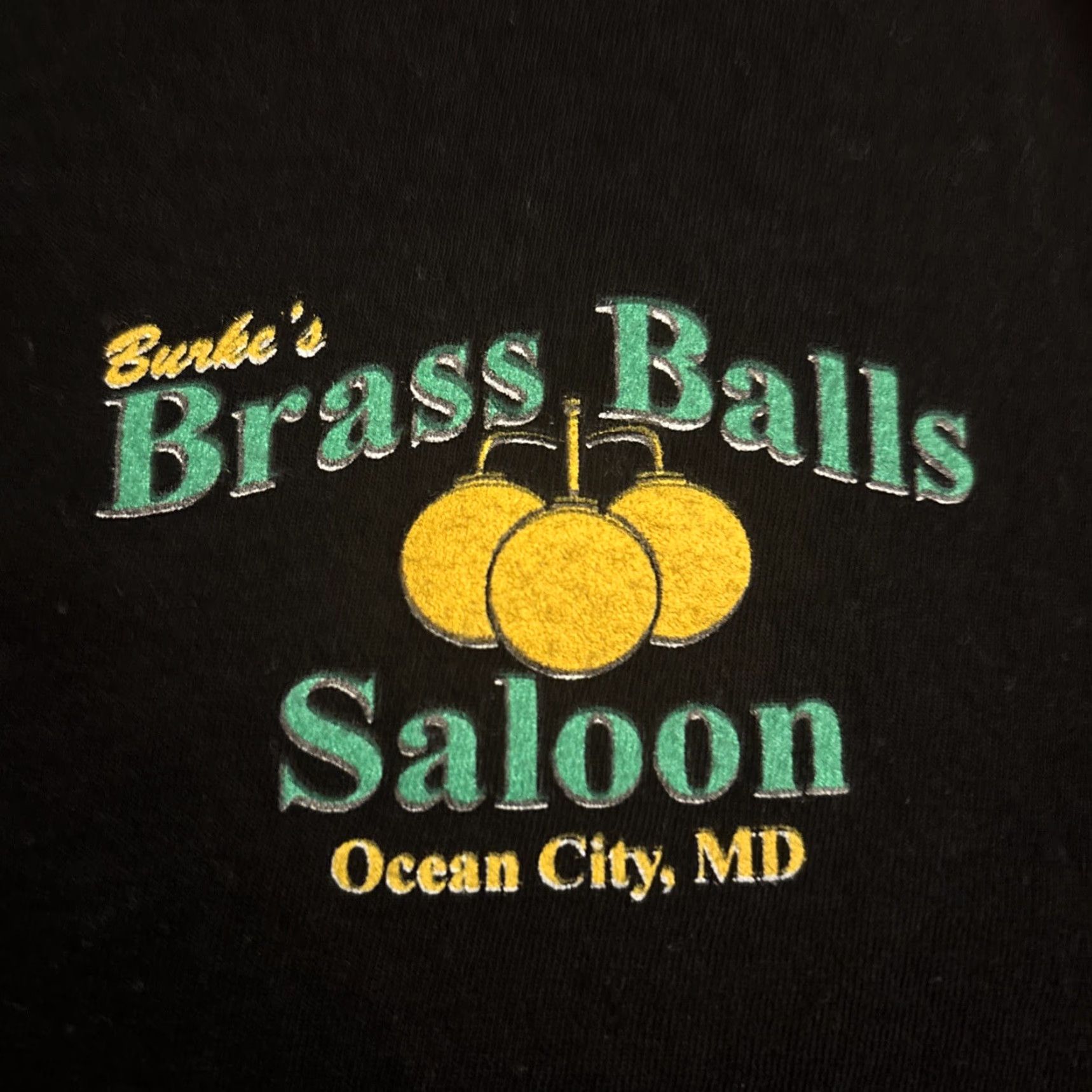 Vintage VINTAGE Ocean City MD Brass Balls Saloon Tank Top Men L Double-Sided Black Tank Top Summer Beach Boardwalk 90s Mens Size US L / EU 52-54 / 3 - 3 Thumbnail