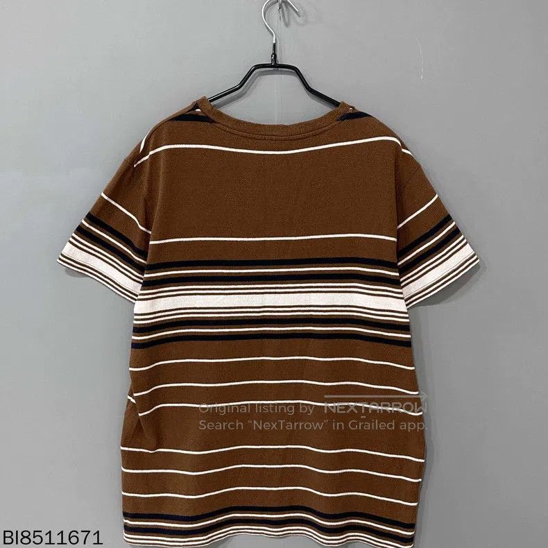 Loewe Loewe Embroidered Logo Striped Knitted Short Sleeve Size US M / EU 48-50 / 2 - 2 Thumbnail