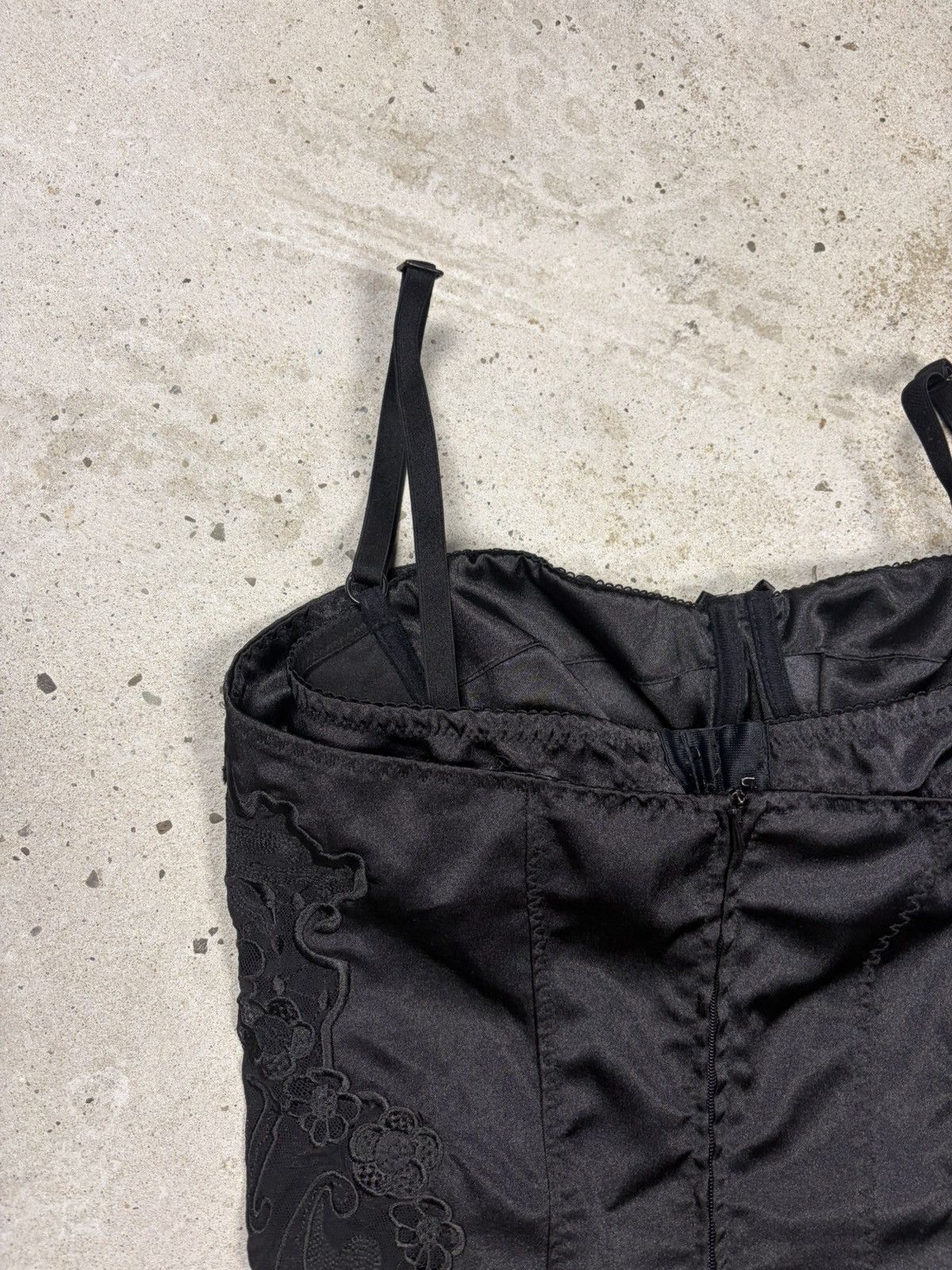 Dolce & Gabbana Vintage 2000s Dolce & Gabbana Corset Lace Trims with Bra Size S / US 4 / IT 40 - 15 Thumbnail