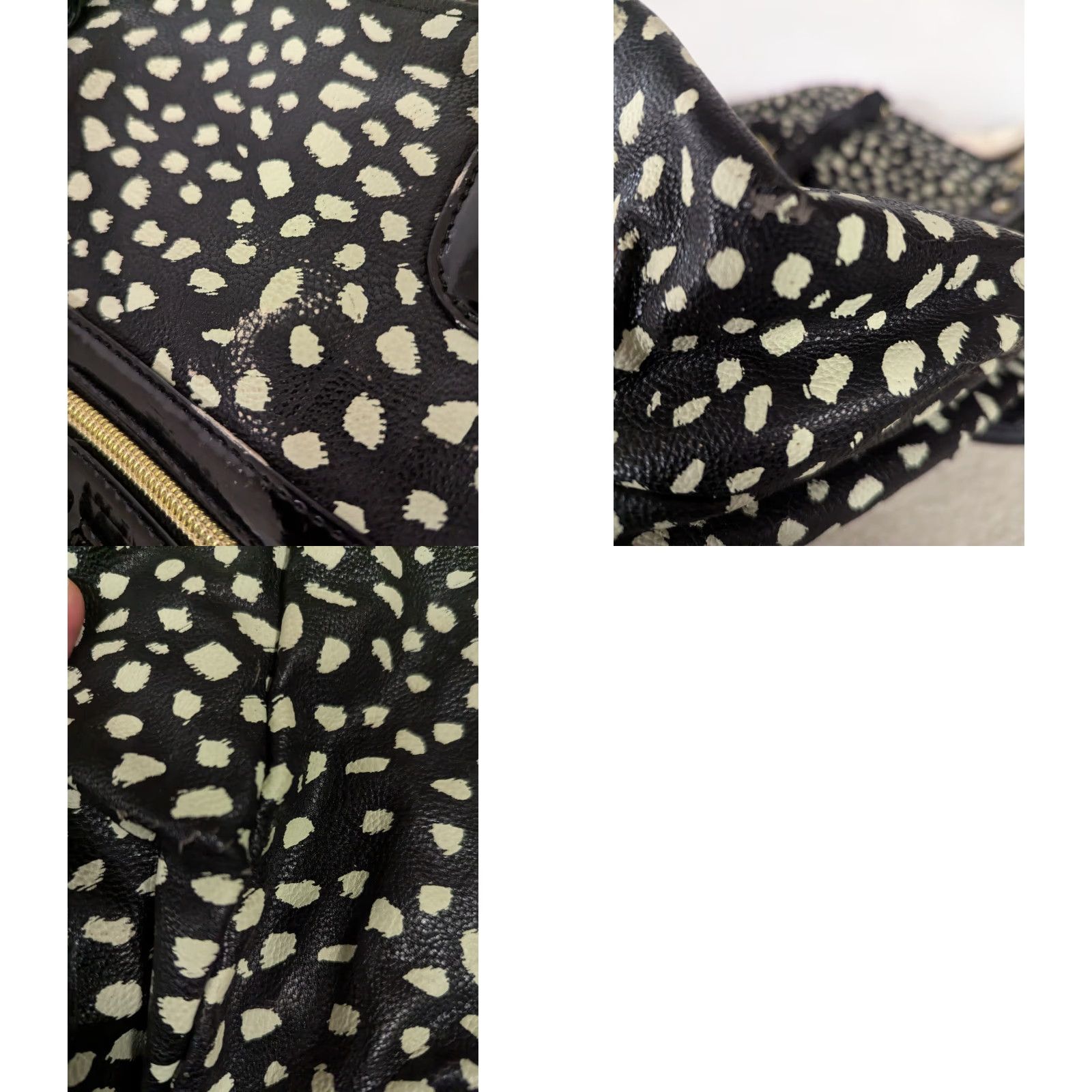 Betsey Johnson VINTAGE Betsey Johnson Bag Leopard Pink Black Handbag Purse Tote Unisex Adults 16in 12in 4in Faux Leather Pink Leopard Pattern Women/Men Size ONE SIZE - 8 Thumbnail