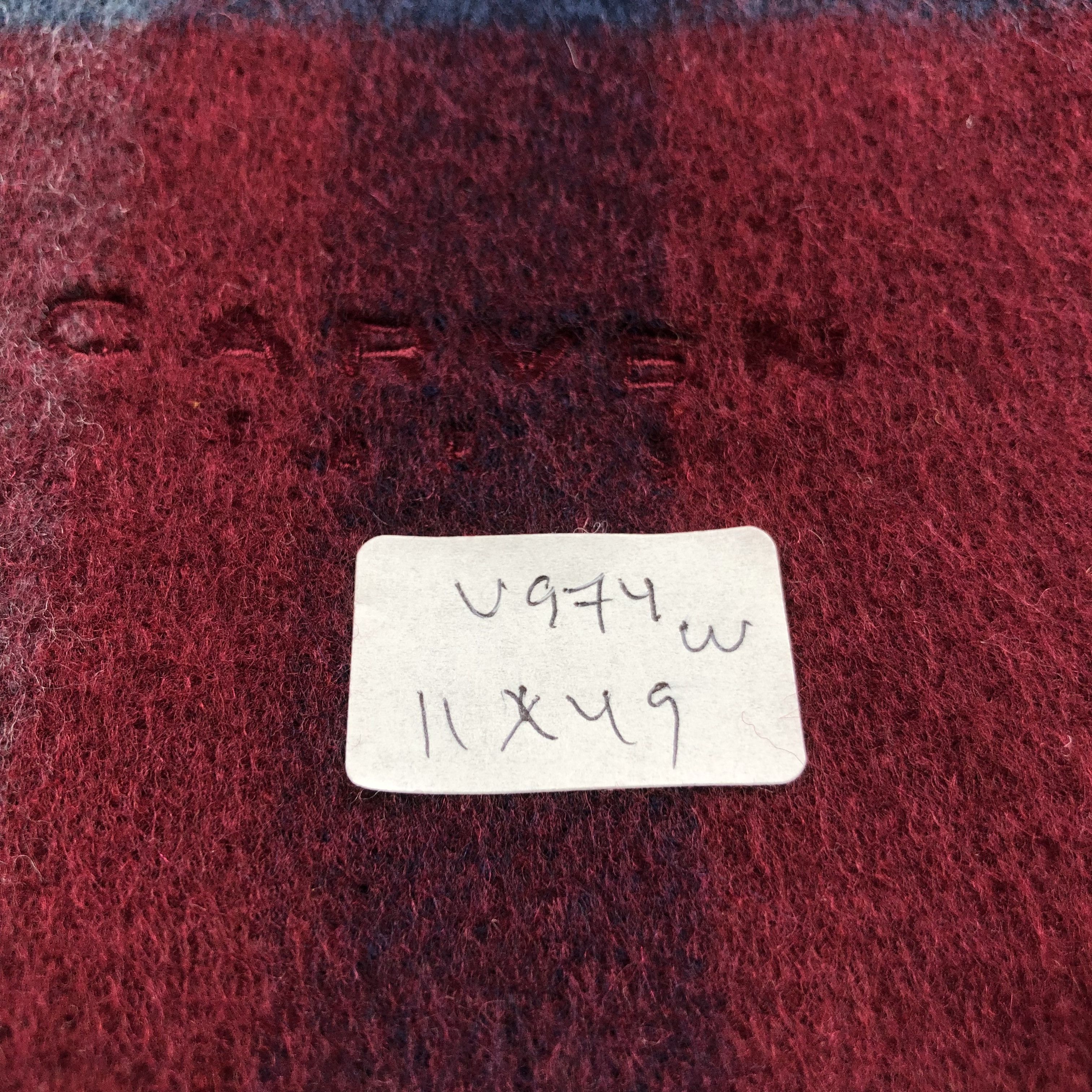 Carven Carven Tartan Wool Scarf Muffler V974 Size ONE SIZE - 9 Thumbnail