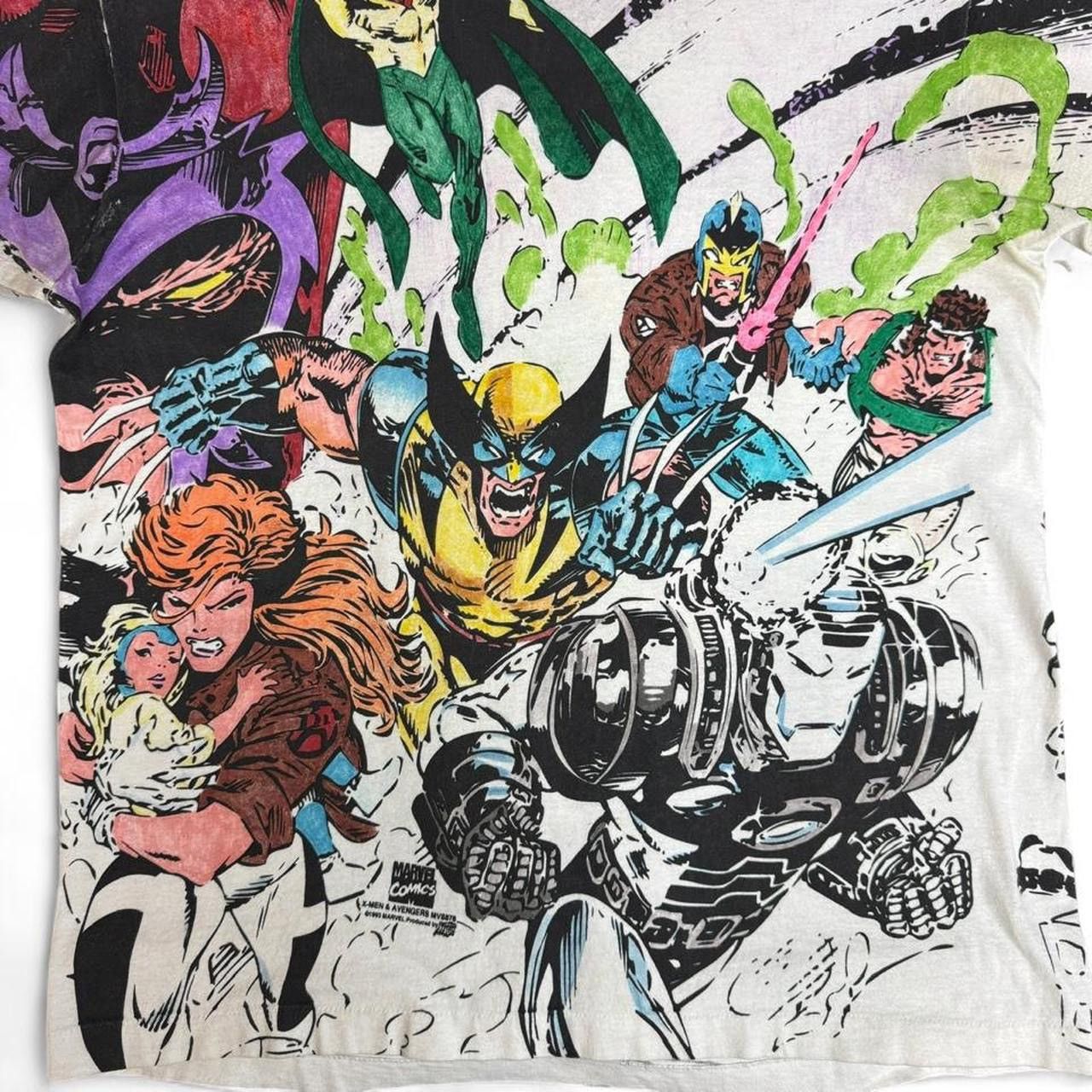 Fruit Of The Loom 1991 Marvel Comic Images X-Men hand painted Tee size XL Size US XL / EU 56 / 4 - 2 Thumbnail
