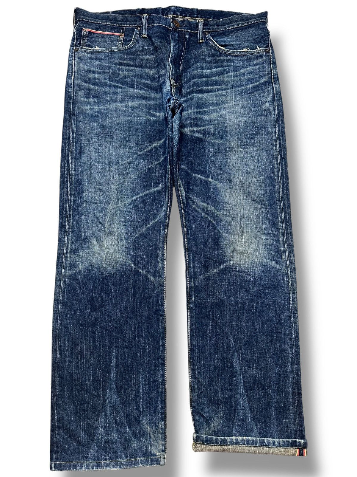 Edwin Edwin 505Z Vtg Selvage Denim Japan Jeans Straight and Faded Size US 32 / EU 48 - 1 Thumbnail