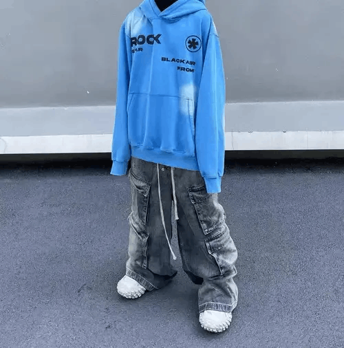 Japanese Brand × Jean Vintage washed distressed gradient pocket rare jeans Size US 30 / EU 46 - 2 Thumbnail