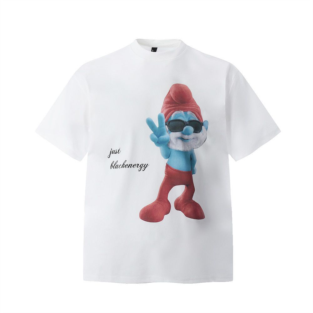 Japanese Brand × Vintage Boys' loose street casual cartoon pattern printed T-shirt Size US M / EU 48-50 / 2 - 1 Thumbnail