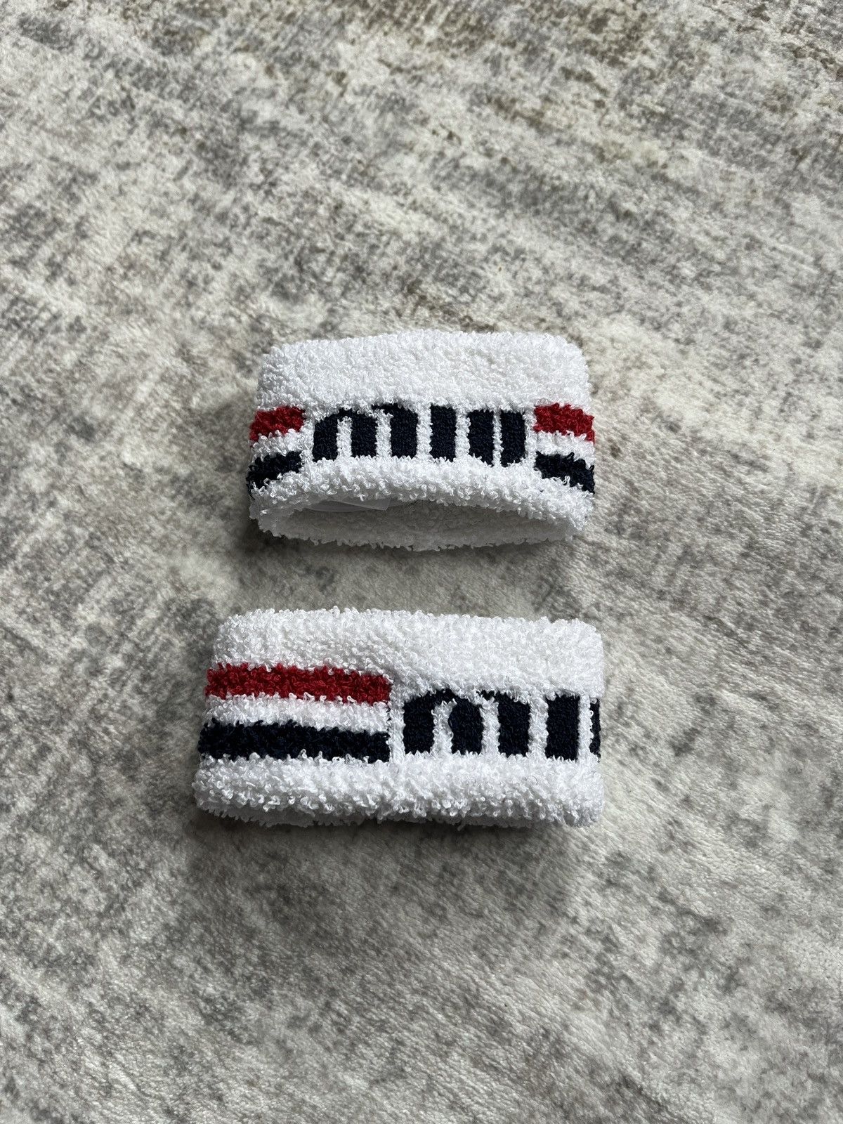 Miu Miu Miu Miu Terry Cloth Wristbands (unisex) Size ONE SIZE - 10 Thumbnail