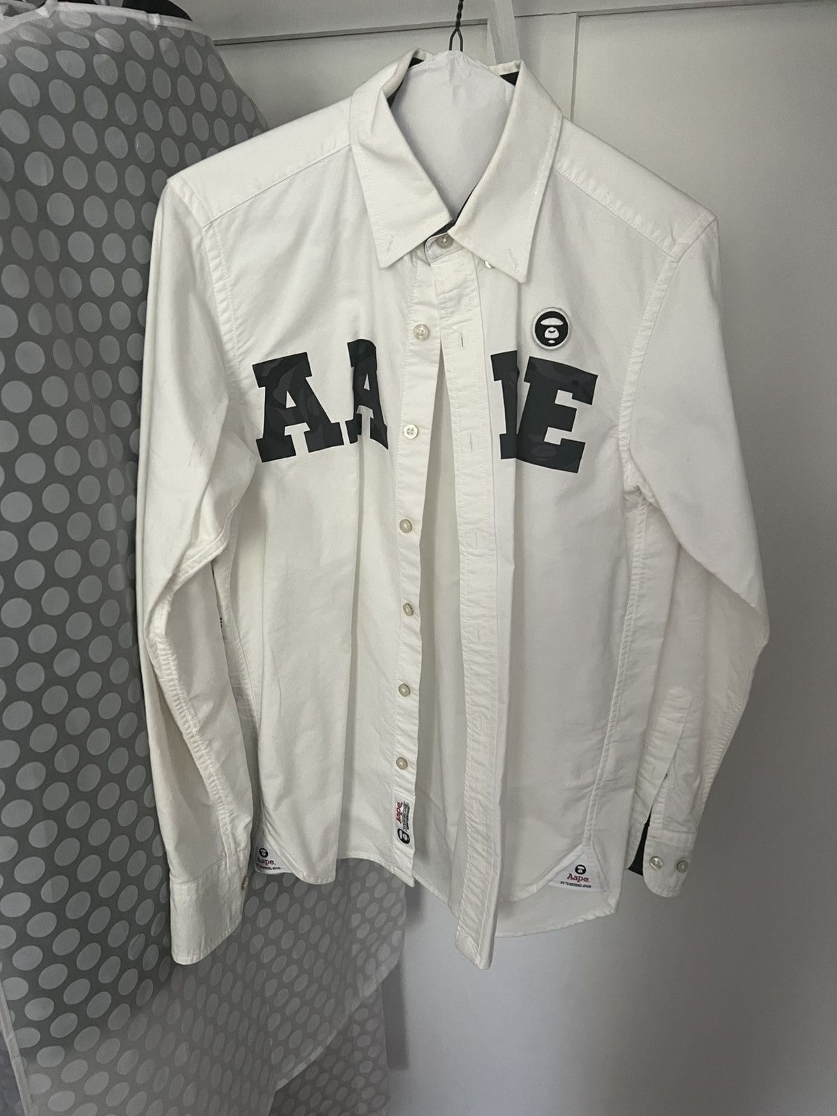 Aape Aape by bathing ape camo letter dress shirt Size US S / EU 44-46 / 1 - 3 Thumbnail