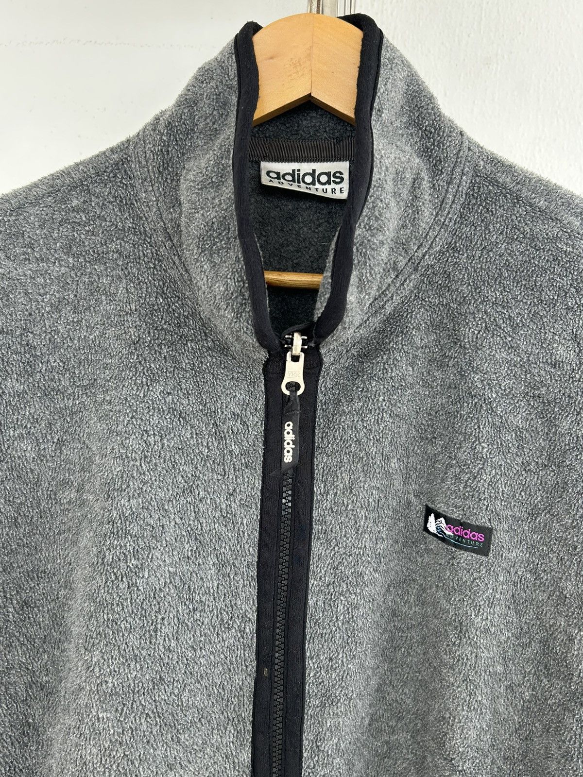Adidas Adidas Adventure Vintage Gray Jacket Size US L / EU 52-54 / 3 - 3 Thumbnail