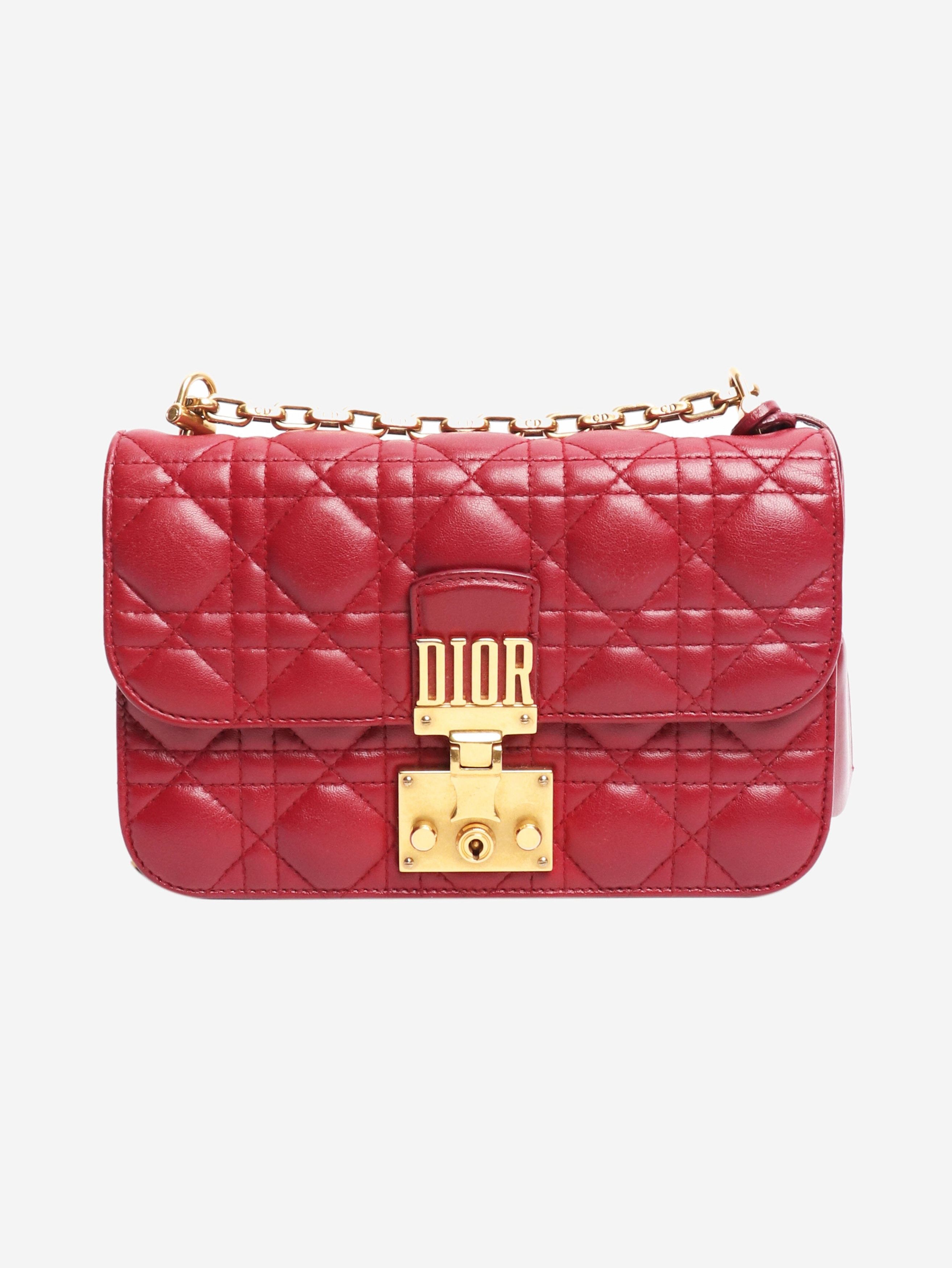 Dior Burgundy New Rock Cannage-quilted bag Size ONE SIZE - 1 Thumbnail