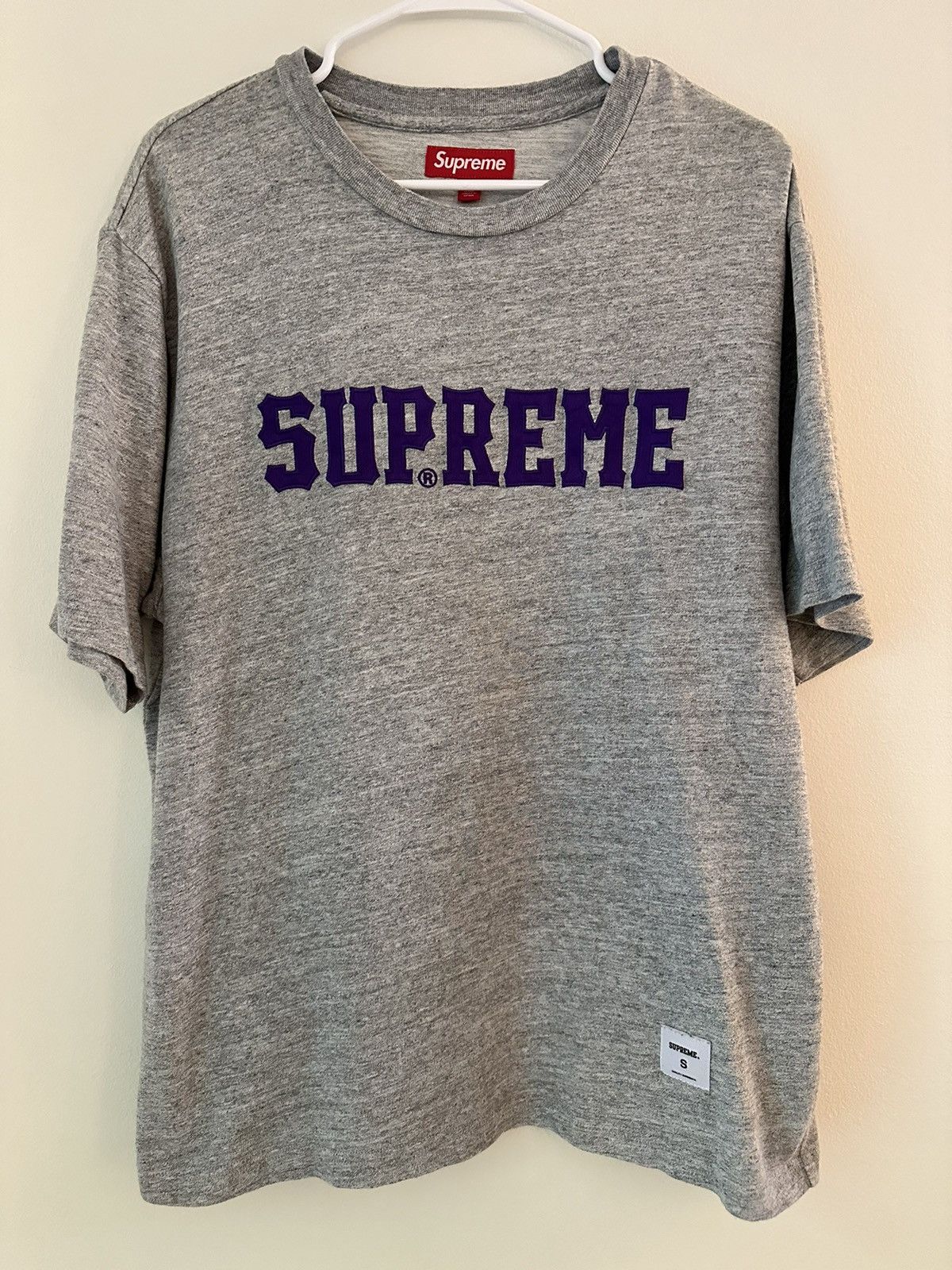 Supreme Supreme Twill Applique S/S Top Tee Size US S / EU 44-46 / 1 - 1 Thumbnail