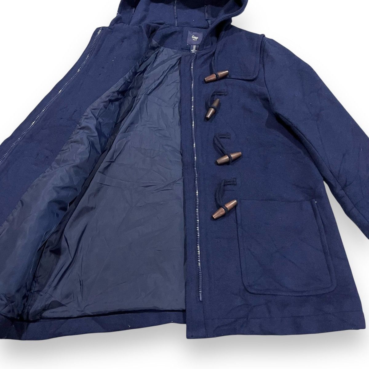 Gap × Japanese Brand GAP WOOL BLEND DUFFLE COAT Size US S / EU 44-46 / 1 - 5 Thumbnail