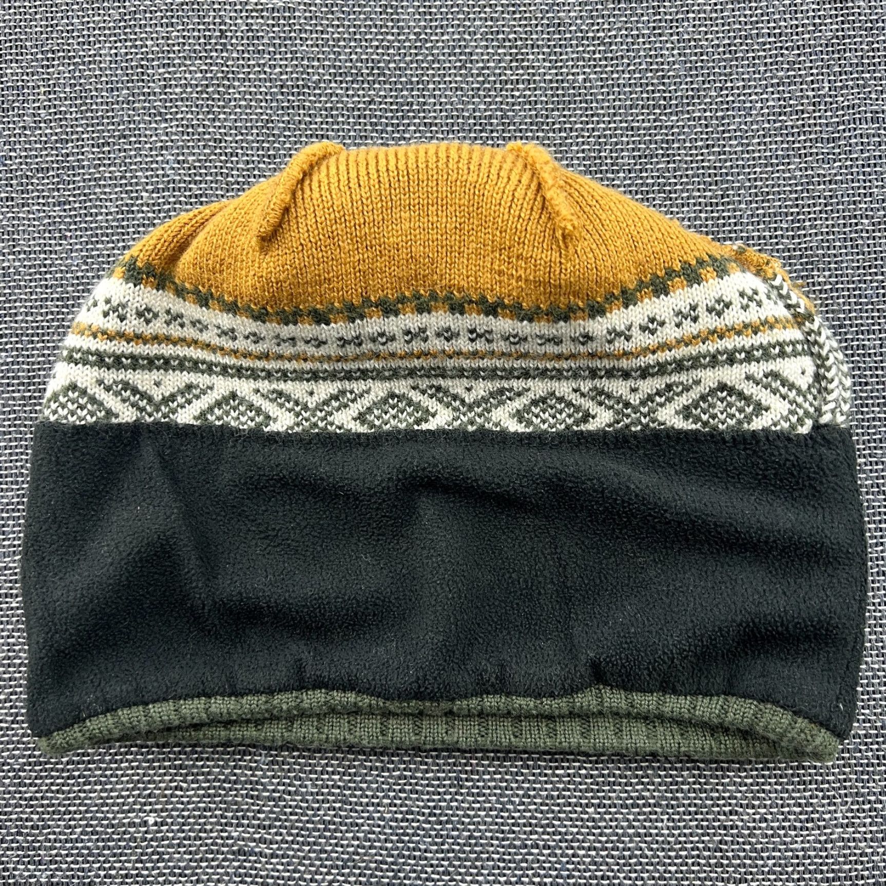 Vintage Marius of Norway Beanie Hat Size 56 S-M Fair Isle Knitted Wool Blend Knit Unisex Adults Green Wool Blend Beanie Mens Womens صنعت Size ONE SIZE - 3 Thumbnail