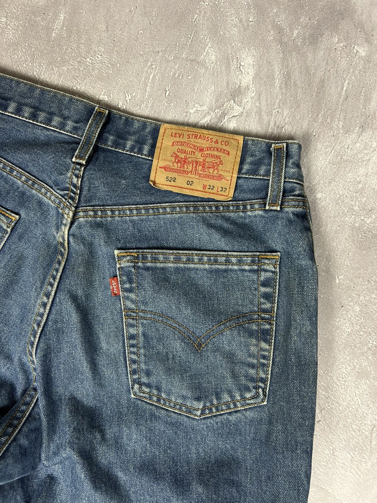 Levi's × Levi's Vintage Clothing × Vintage y2k Levis 522 Red Tab Jeans Vintage sz 29x32 90s RARE Size US 29 - 8 Thumbnail