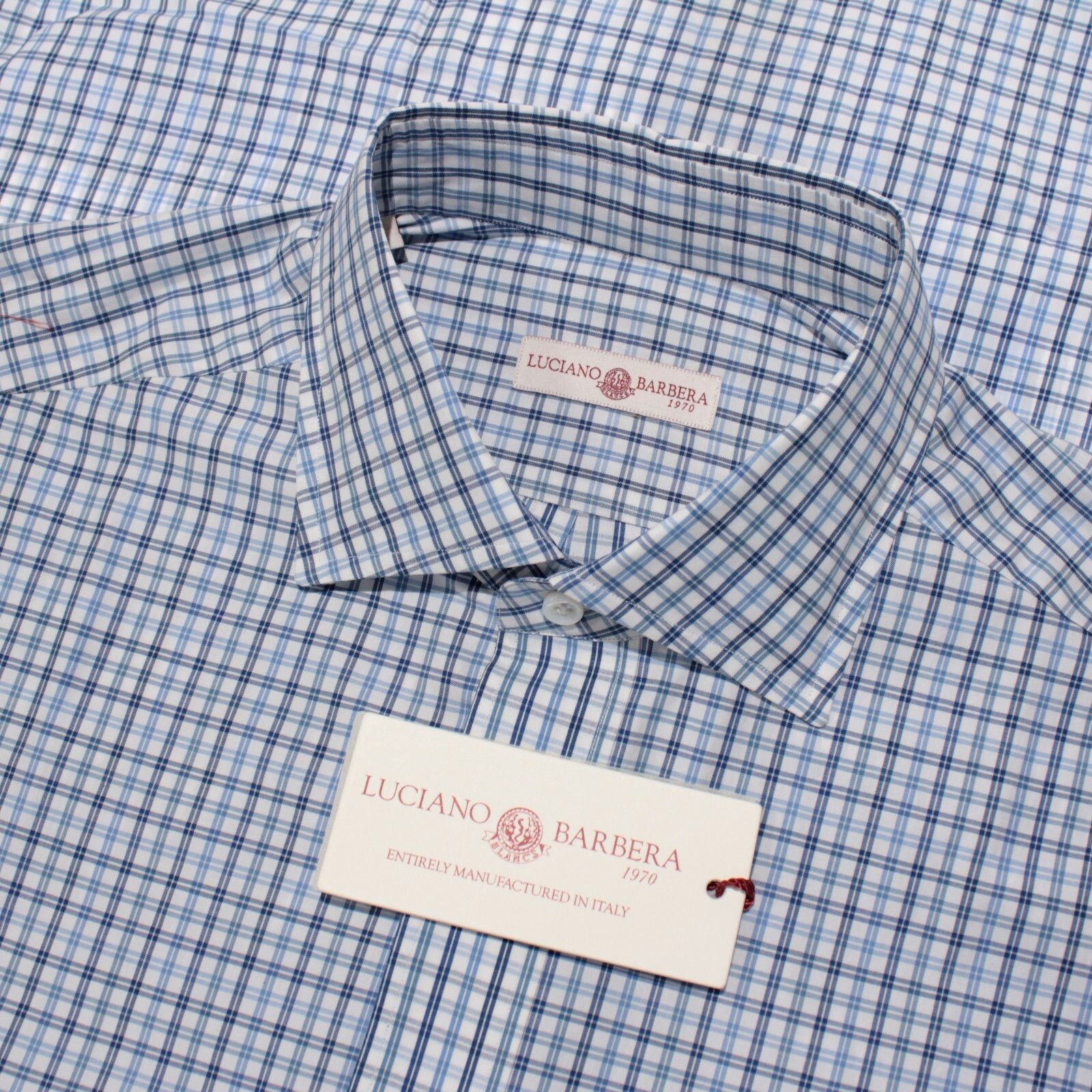 Luciano Barbera Luciano Barbera New with tags Shirt Size M US In Blue Size US M / EU 48-50 / 2 - 1 Thumbnail