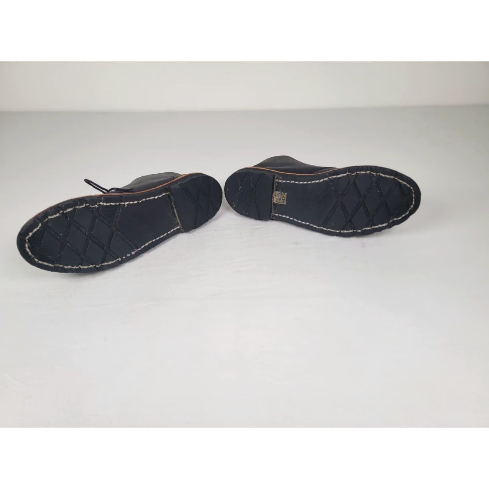 Vintage Steve Mono Boot Men 7.5 M Black Leather Hand Crafted Ankle Bootie Size US 8 / EU 41 - 6 Thumbnail