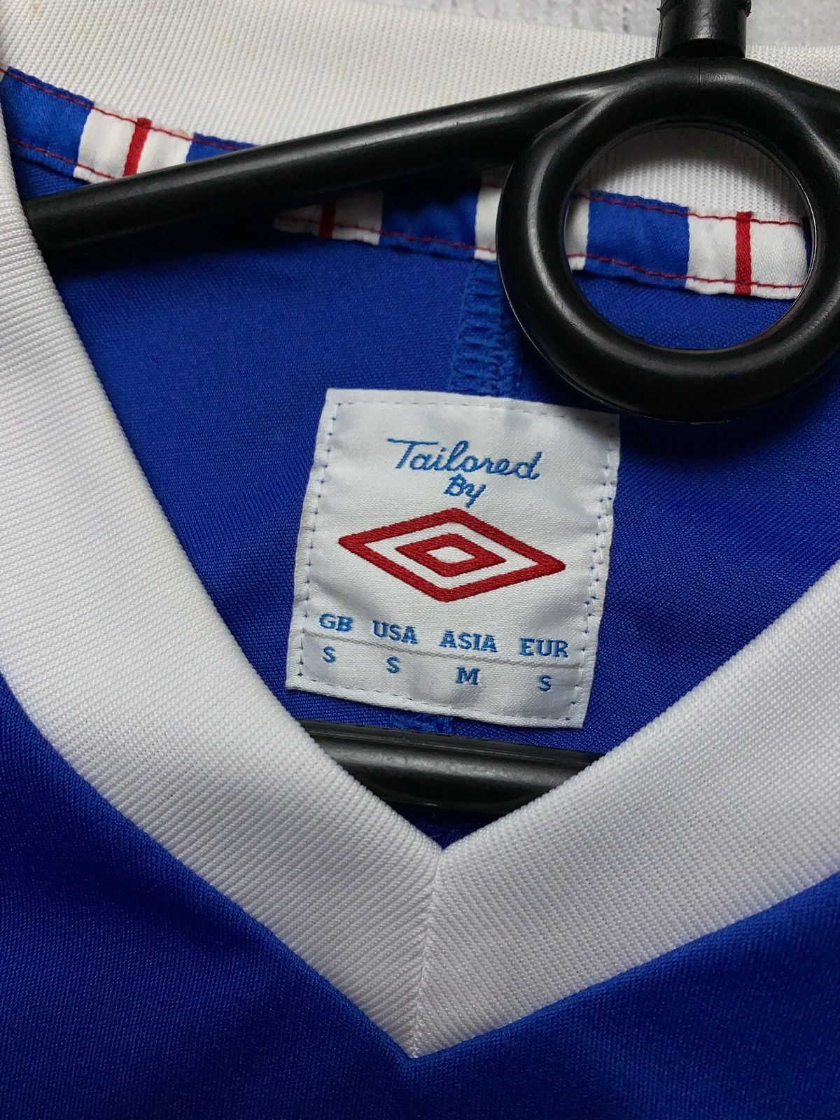 Umbro × Vintage Vintage Umbro Rangers soccer jersey size S long sleeve Size US S / EU 44-46 / 1 - 3 Thumbnail